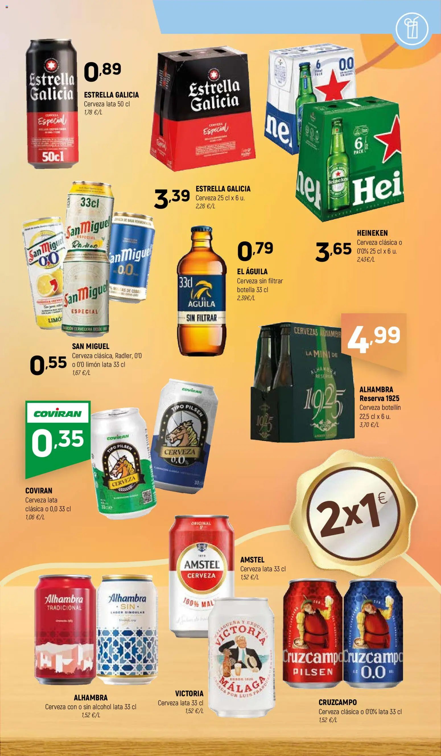 Coviran - Ceuta │ válido desde el 04.11.2025 | Página: 17 | Productos: Cerveza, Σπανάκι