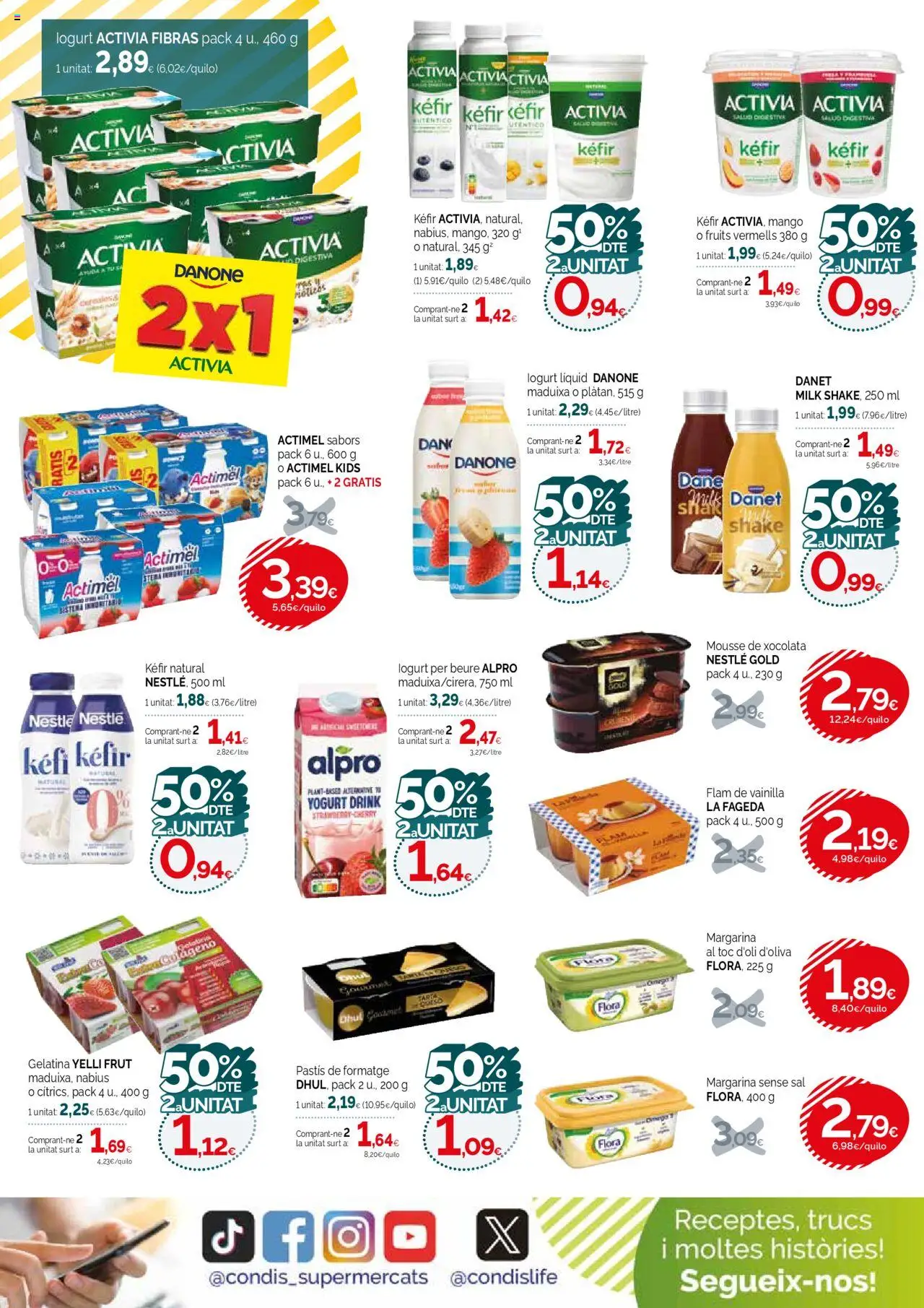 Condis folleto life │ válido desde el 20.08.2025 | Página: 8 | Productos: Gelatina, Mousse, Margarina, Ρούτερ