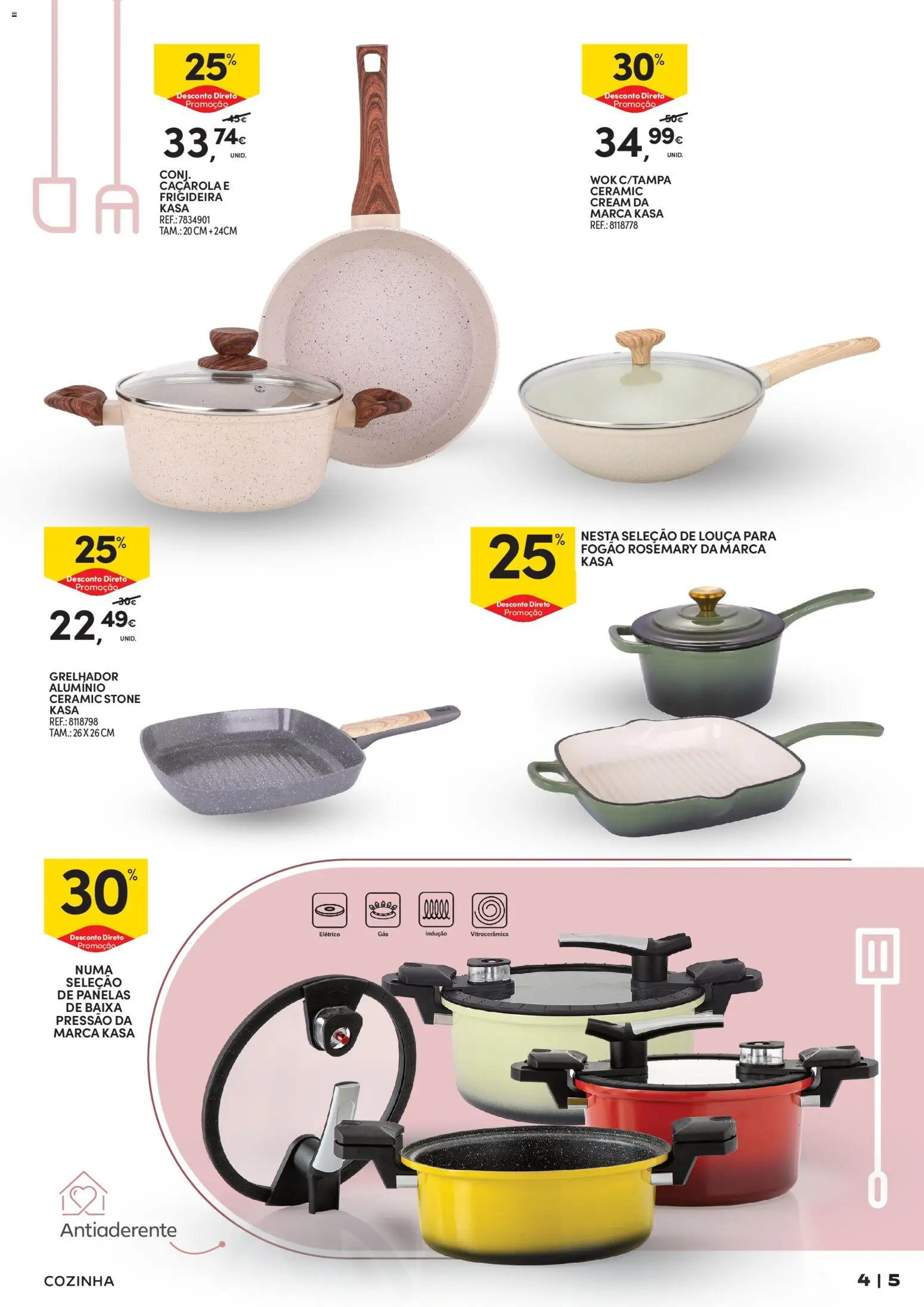 Continente - Açores Tudo para a Casa │ válido de 24.02.2026 | Página: 5 | Produtos: Fogão, Frigideira