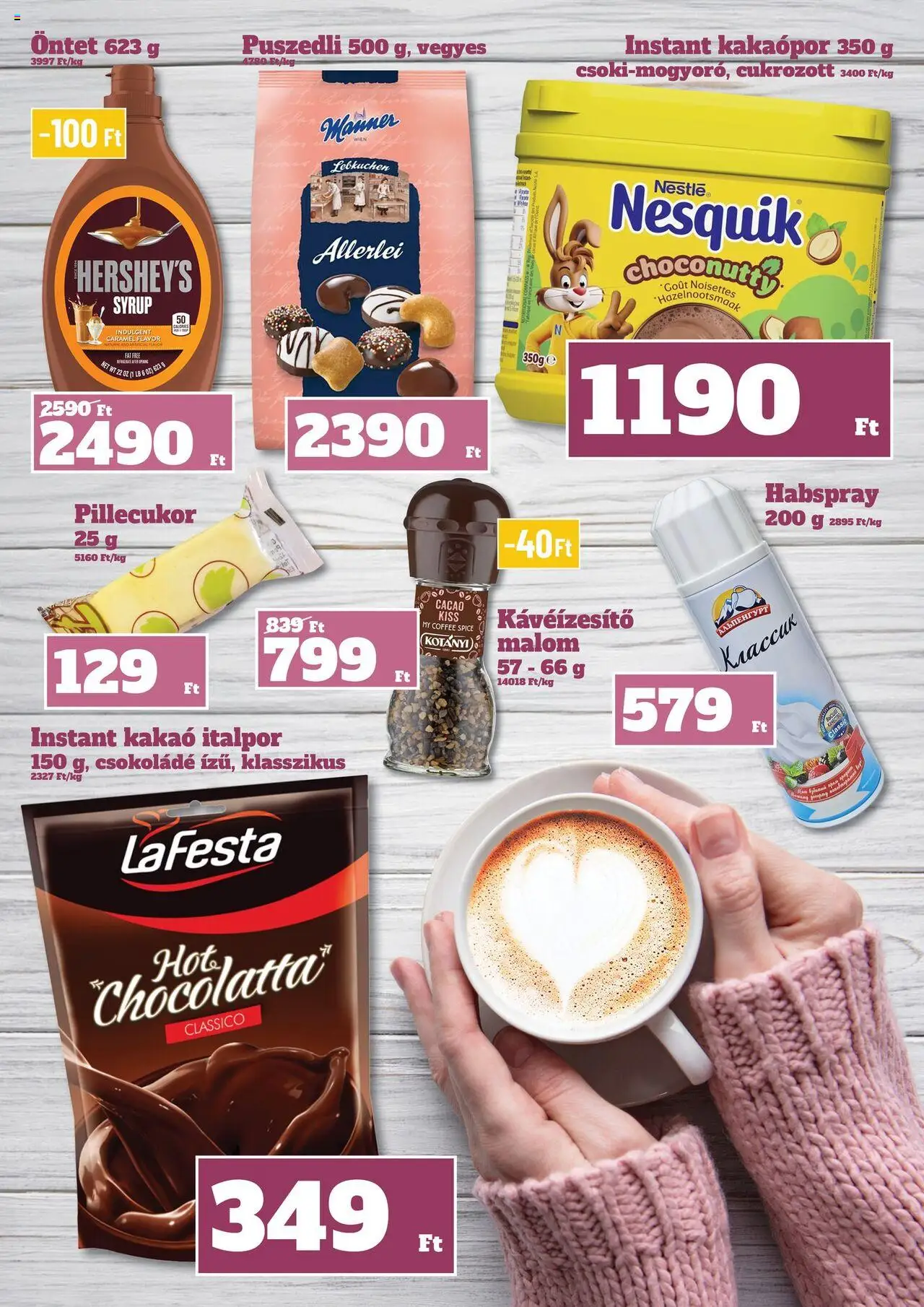 Family Diszkont akciós ujság - amely érvényes a következő dátumtól: 09.10.2025 | Oldal: 10 | Termékek: Pillecukor, Puszedli, Csokoládé, Kakaópor