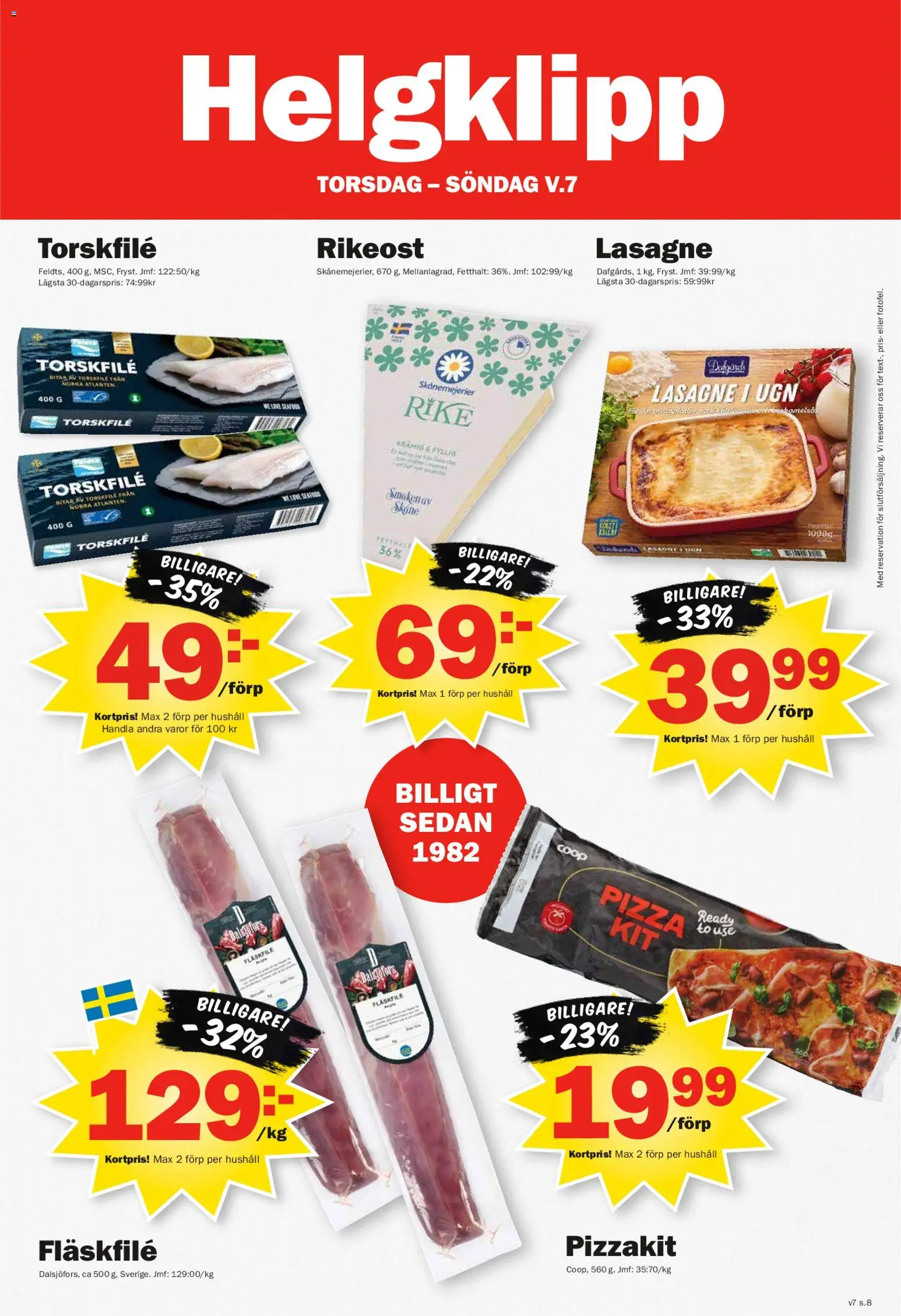 Pekås reklamblad aktuell från 09.02.2026 | Sida: 8