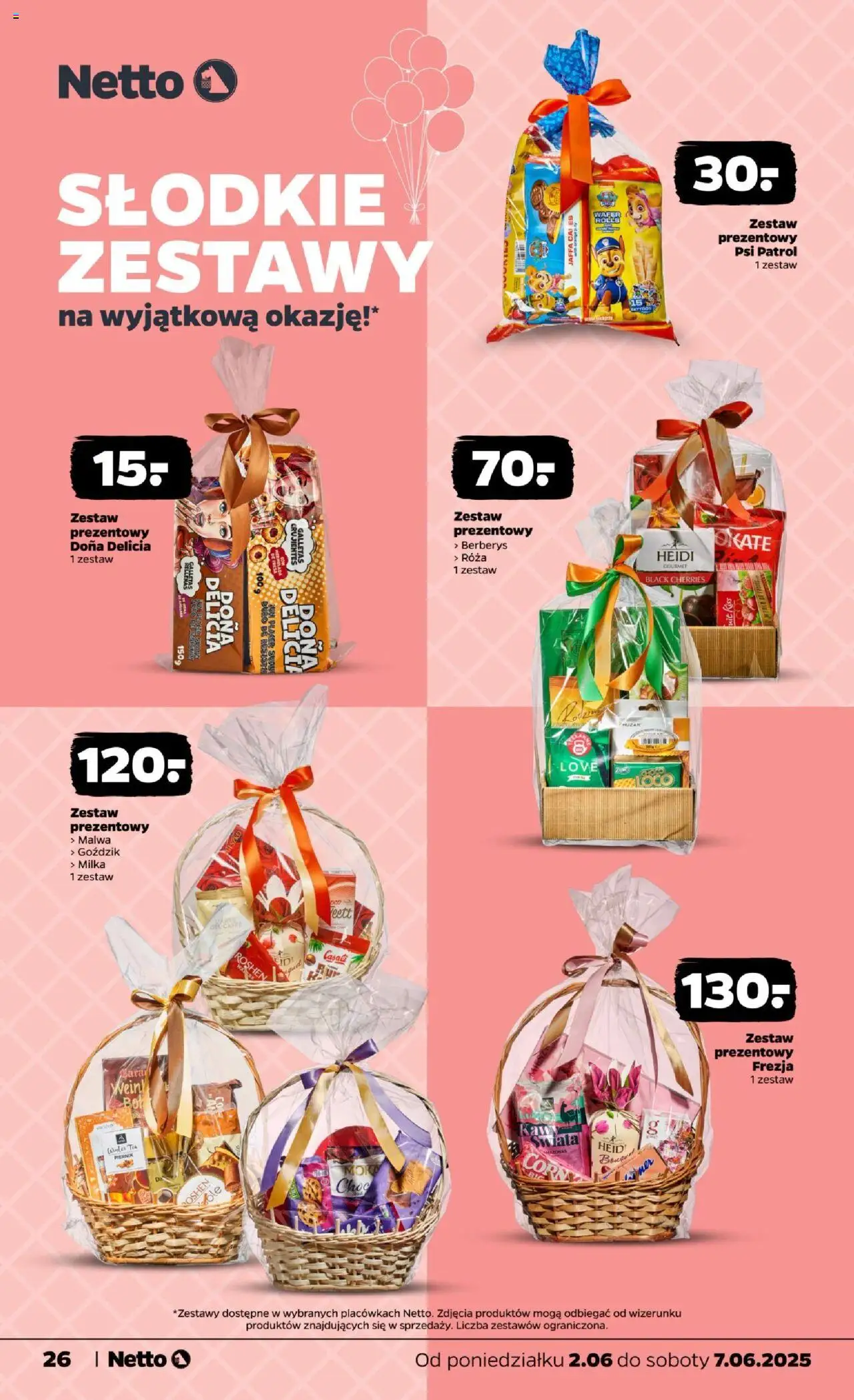 Netto gazetka - Spożywcza od 02.06.2025 | Strona: 26 | Produkty: Piernik, Goździk, Milka