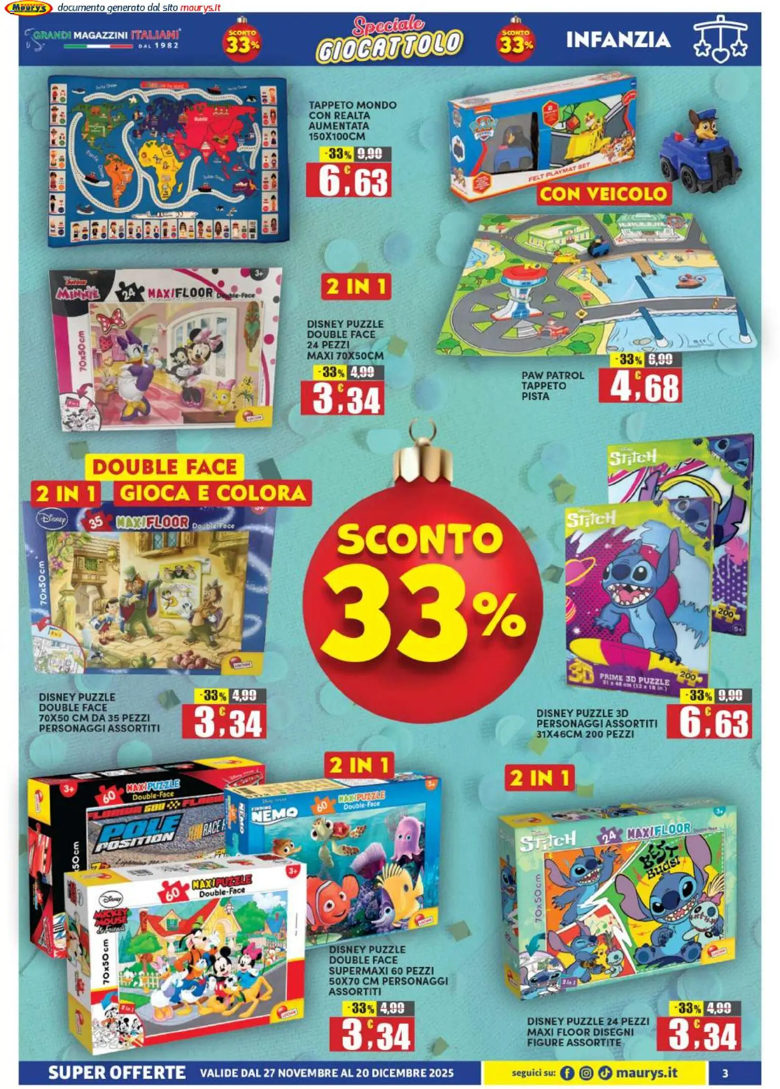 Volantino Maury's del 27.11.2025 | Pagina: 3