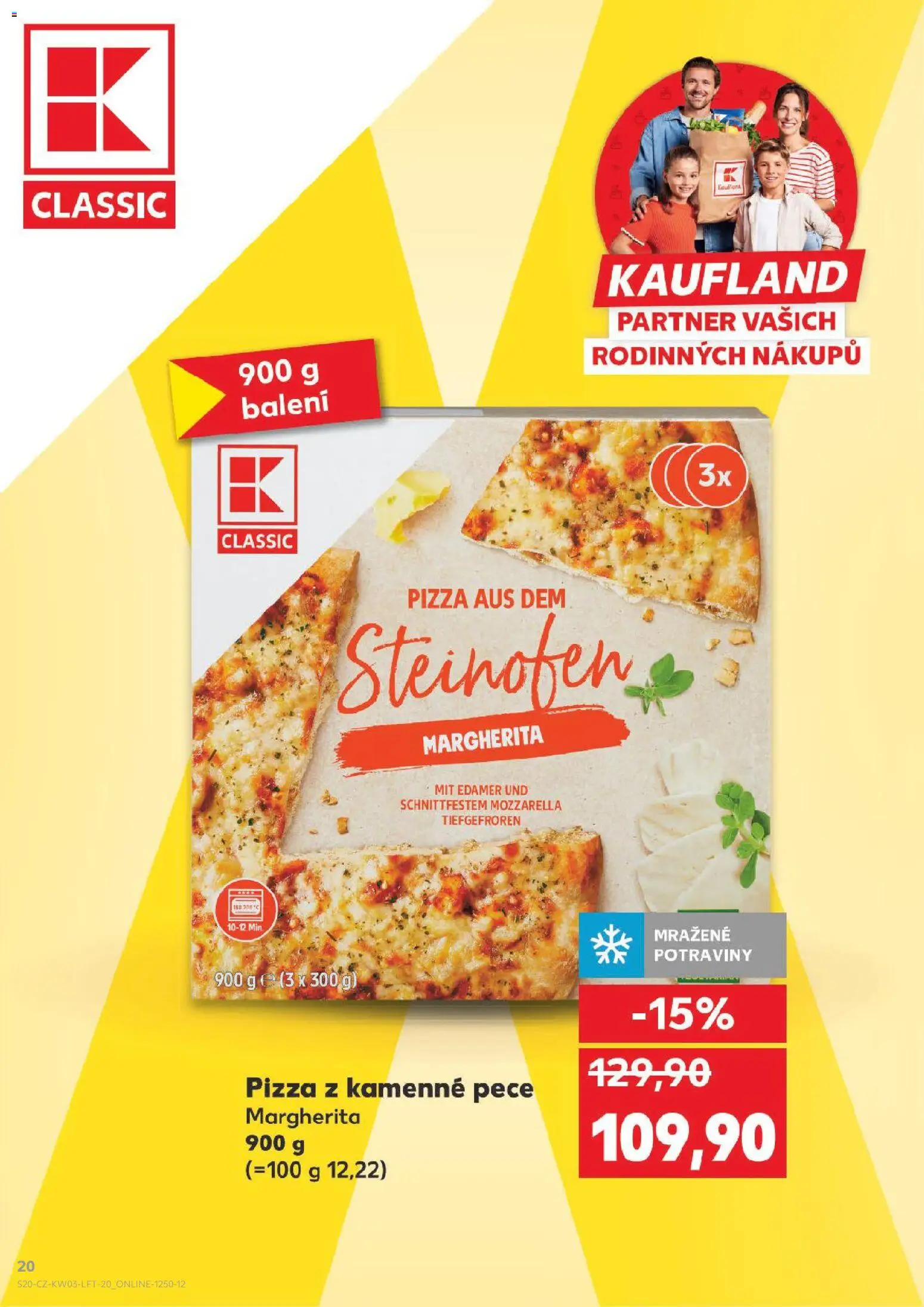 Kaufland leták - Praha 4 od 14.01.2026 | Strana: 20 | Produkty: Pizza, Potraviny, Mozzarella