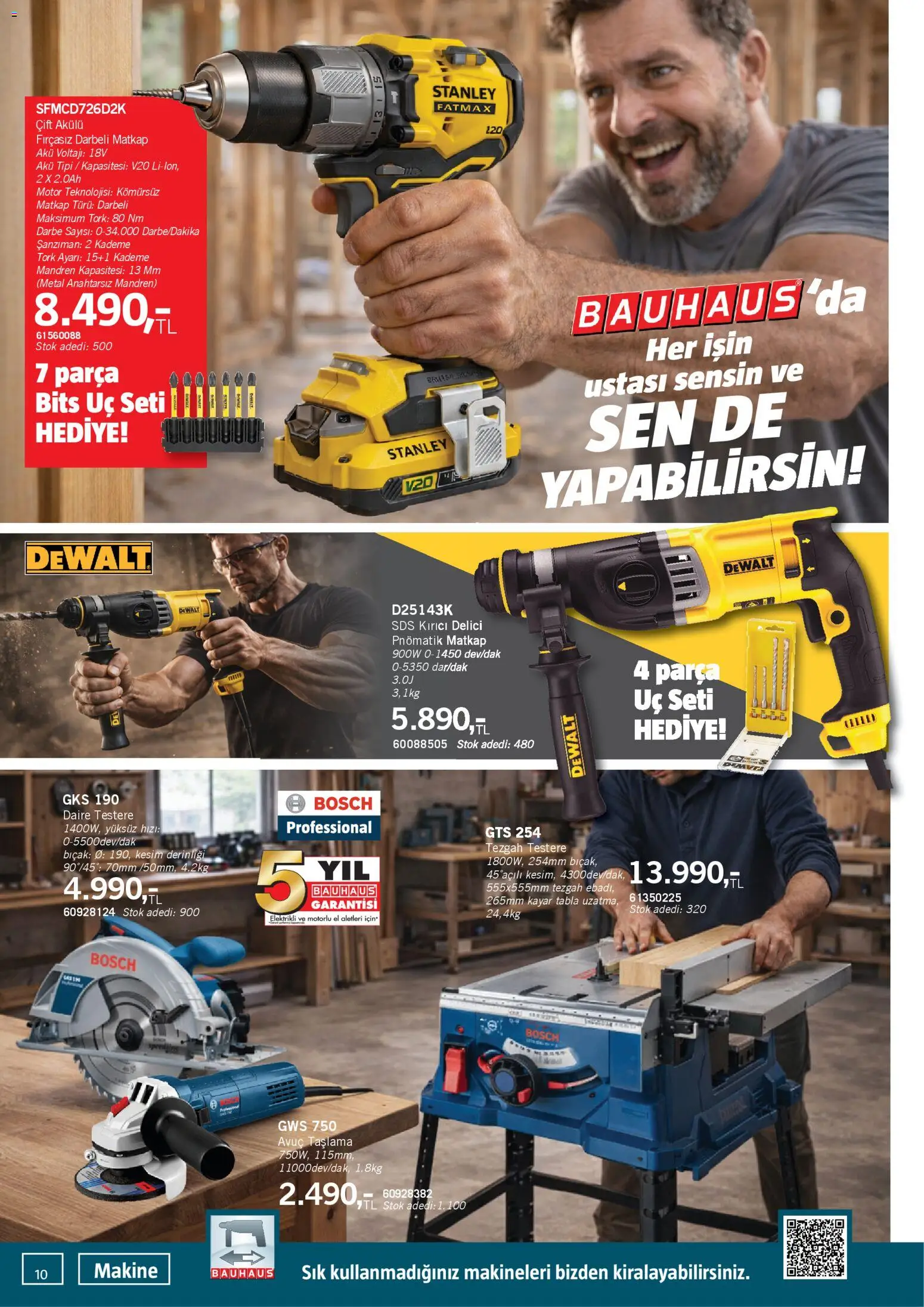 Bauhaus Katalog - 28.03.2026 tarihinden itibaren geçerlidir | Sayfa: 10