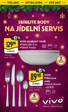 Náhled letáku Albert leták - Hypermarket od 10.12.2025 | Strana: 58 | Produkty: Talíře, Talíř, Body
