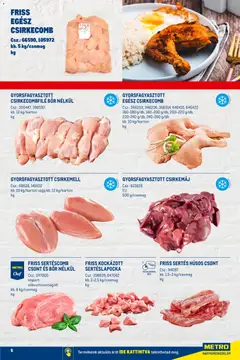 Metro - Kantin megoldások katalógus - amely érvényes a következő dátumtól: 02.01.2026 | Oldal: 5 | Termékek: Sertéslapocka, Csirkecombfile, Bor, Csirkecomb