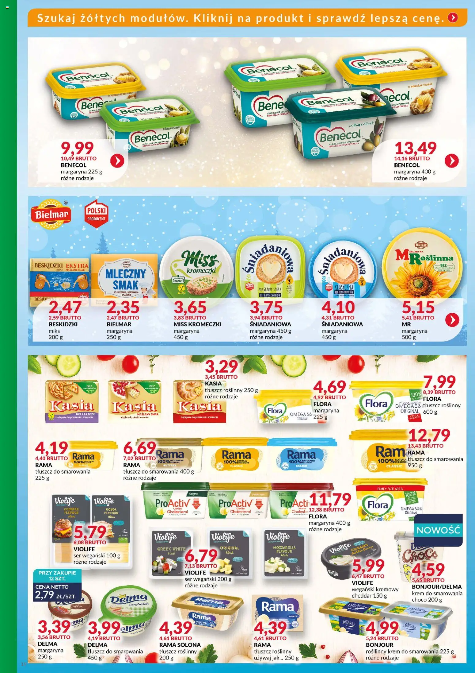 Eurocash Gazetka - Katalog Artykułów Spożywczych od 16.11.2025 | Strona: 18 | Produkty: Bez laktozy, Oliwa z oliwek, Sandwich, Ser