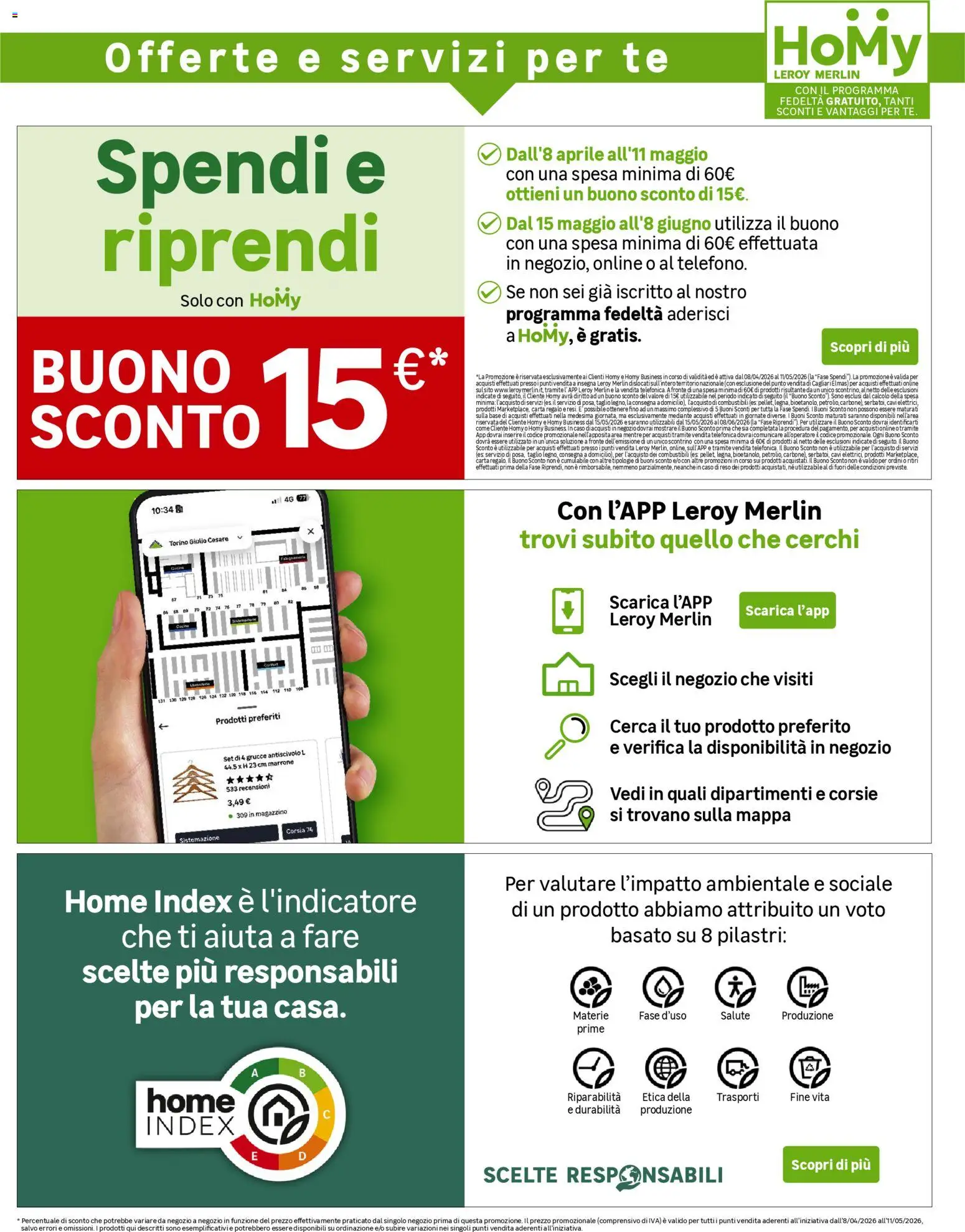 Volantino Leroy Merlin del 08.04.2026 | Pagina: 21 | Prodotti: Tè, Grucce