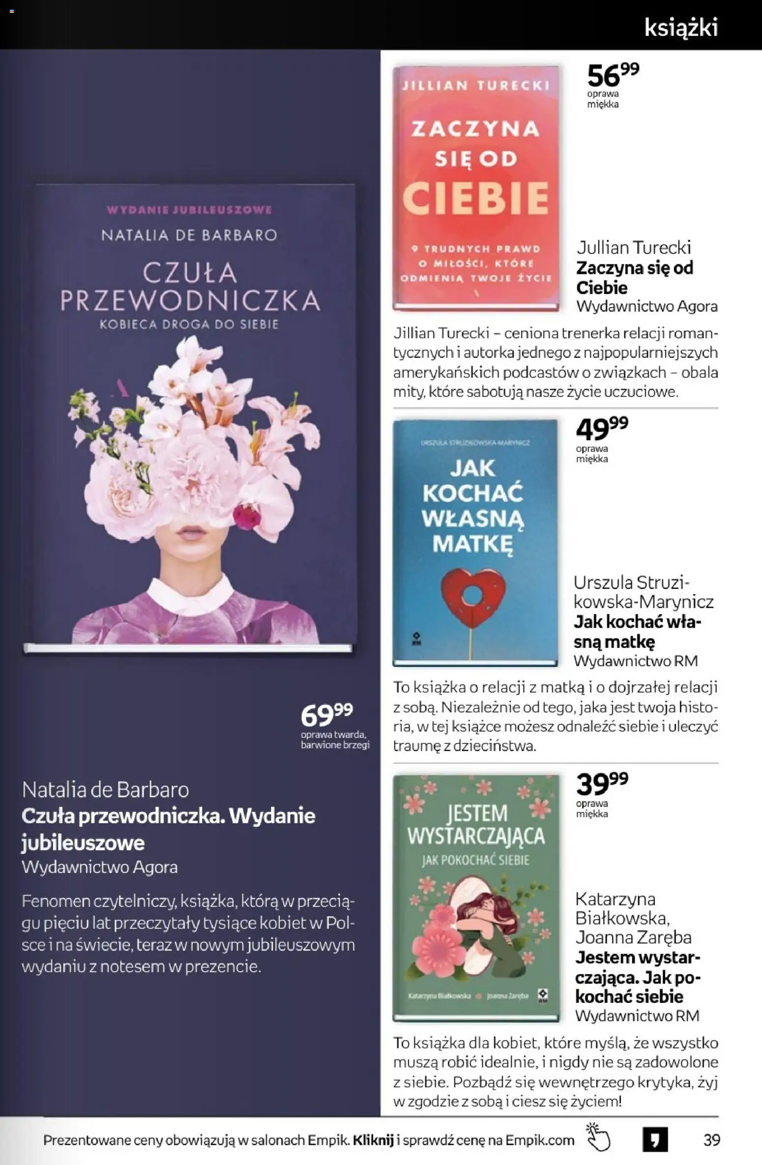 Empik promocje - Tom kultury Książki od 11.02.2026 | Strona: 39 | Produkty: Książki