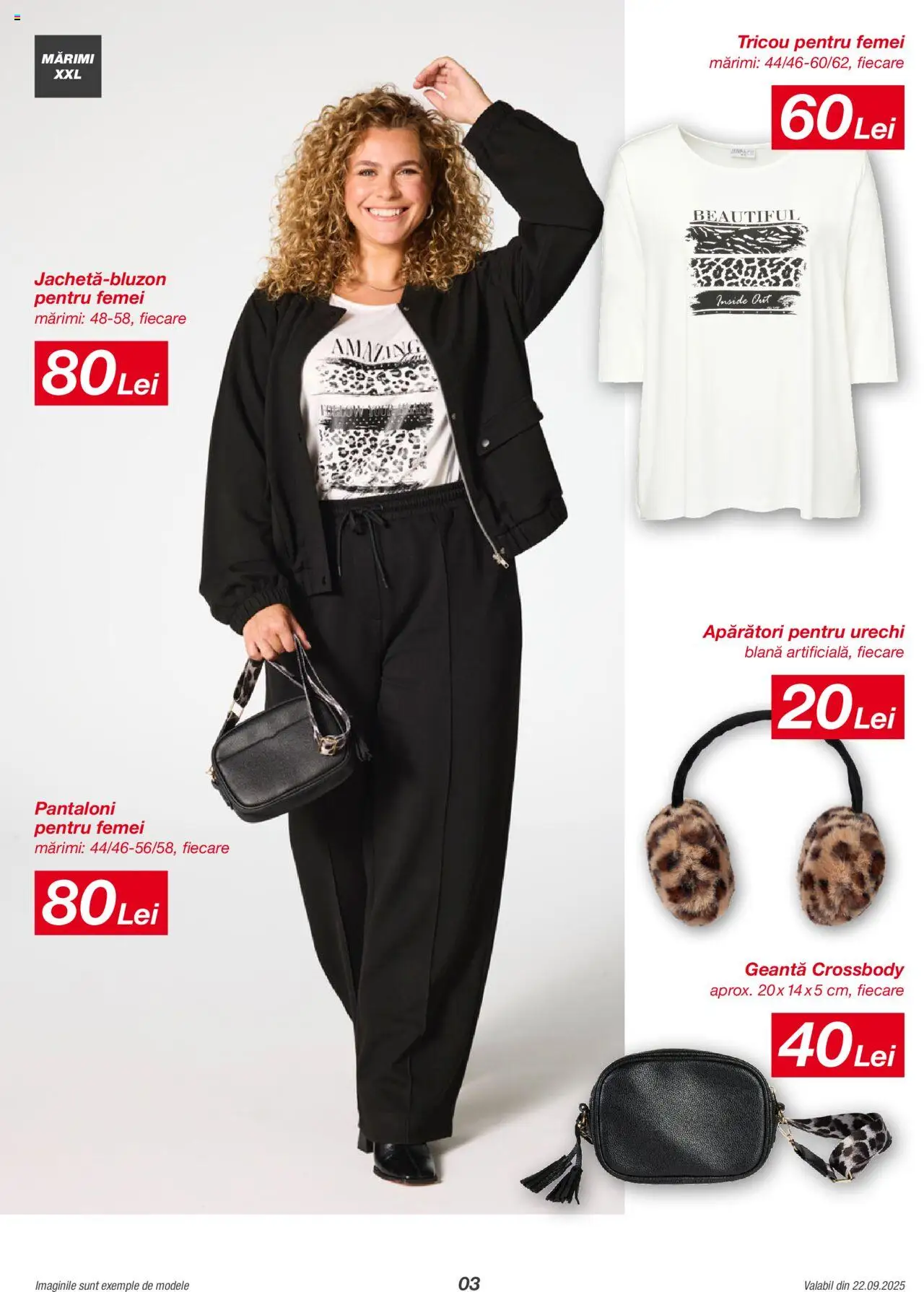 Noul catalog Kik – valabil de la 22.09.2025 | Pagină: 3 | Produse: Geantă, Tricou, Pantaloni