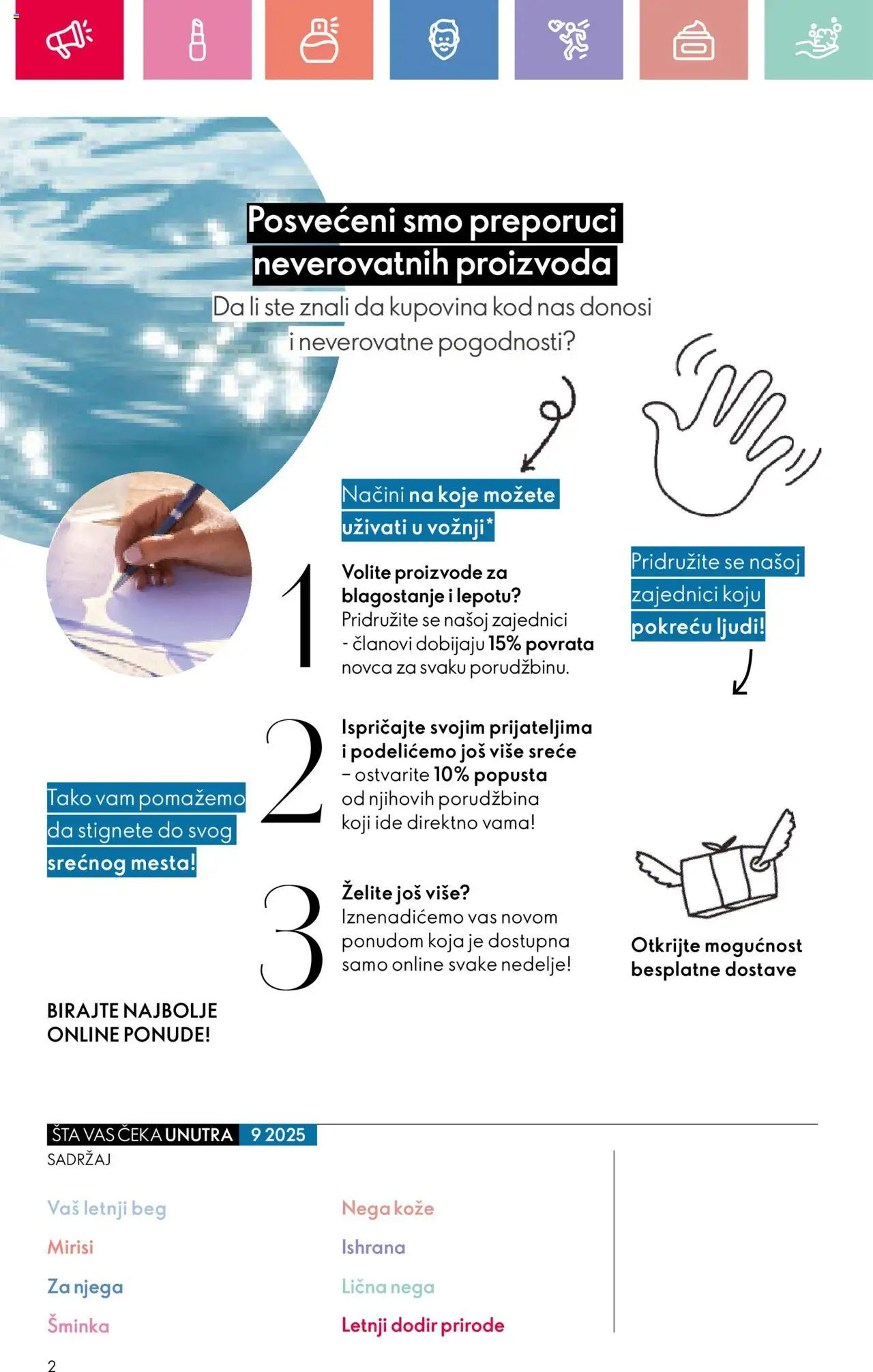 Oriflame katalog - važi od 22.06.2025 | Strana: 2 | Proizvode: Šminka