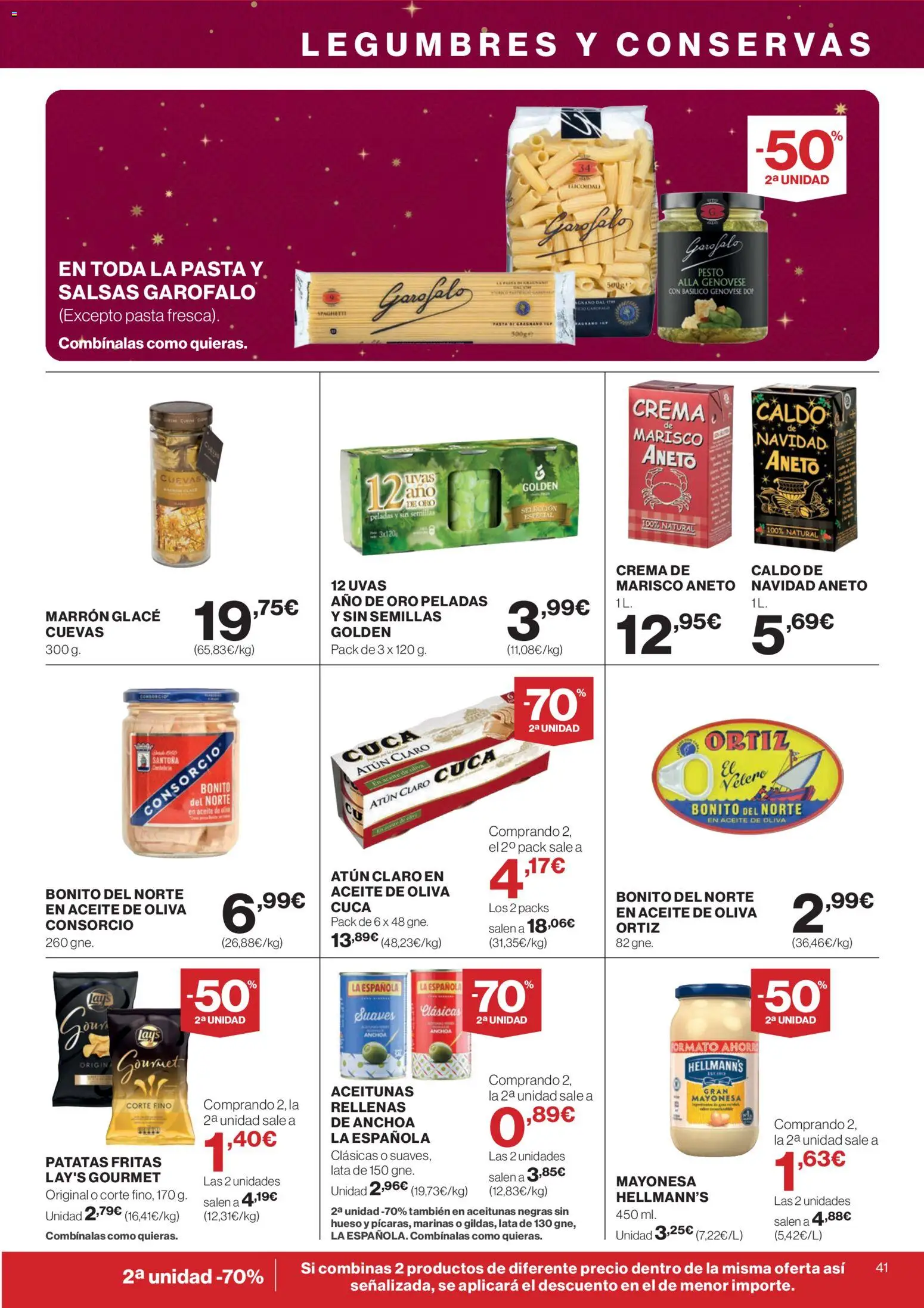 Supercor folleto │ válido desde el 18.12.2025 | Página: 41 | Productos: Pasta, Crema, Aceite de oliva, Atún claro
