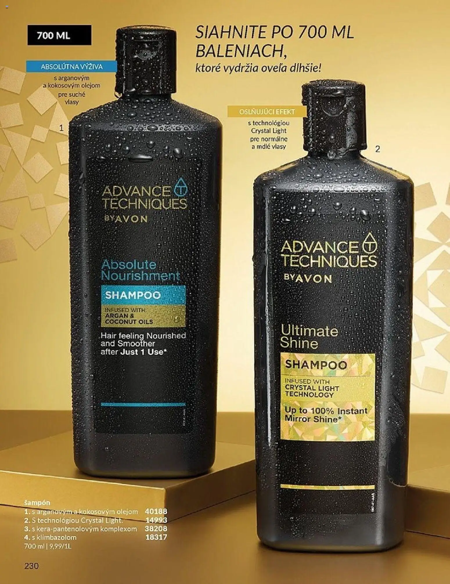 Nové Avon akcie – leták je platný od 01.12.2025 | Strana: 230 | Produkty: Šampón