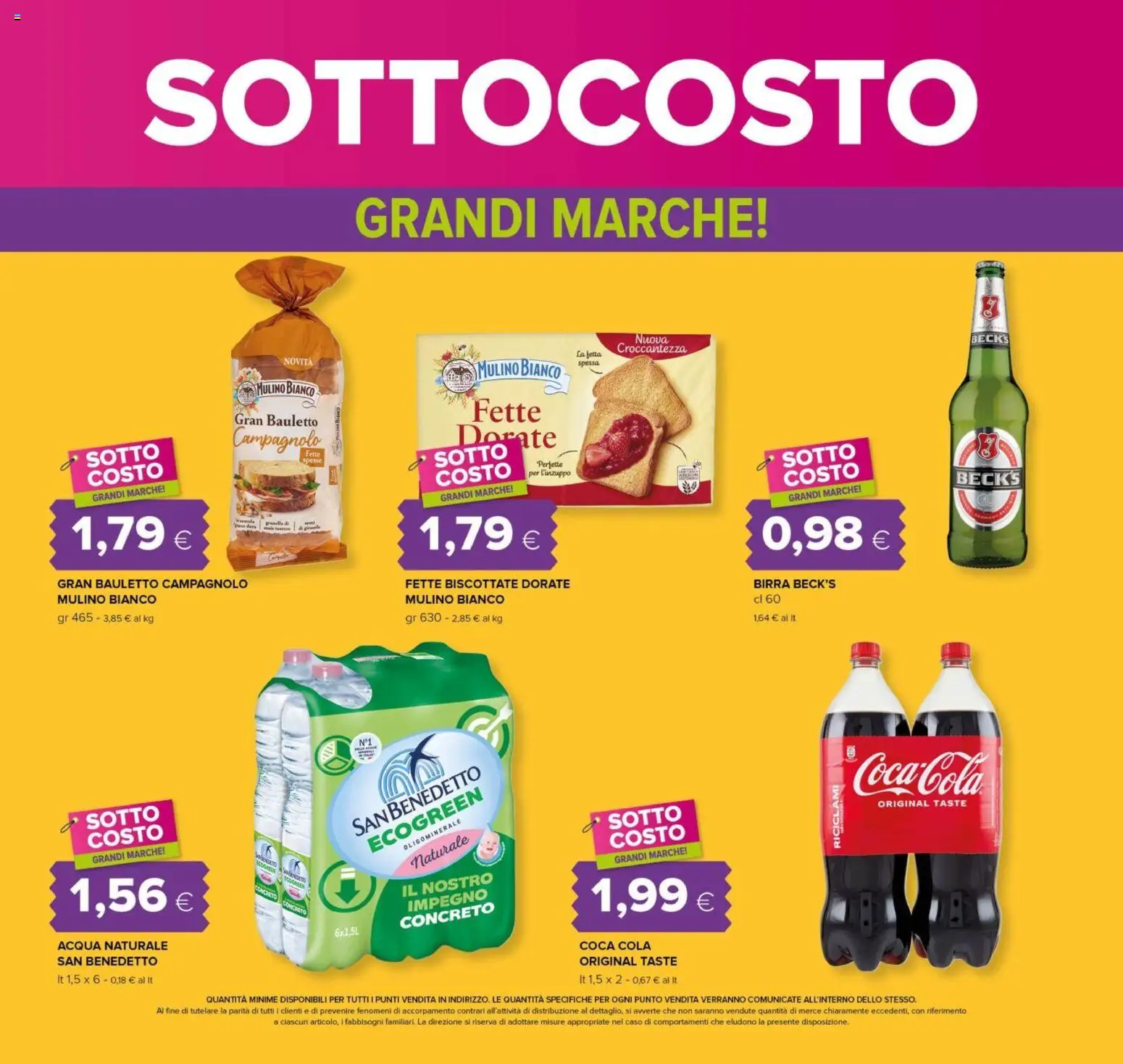 Volantino Tigre del 06.11.2025 | Pagina: 7 | Prodotti: Birra, Acqua naturale, Fette biscottate, Coca Cola