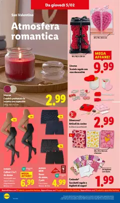 Anteprima del volantino Volantino Lidl	 valido a partire dal 02.02.2026 | Pagina: 44 | Prodotti: Boxer, Collant, Scatola, Candela
