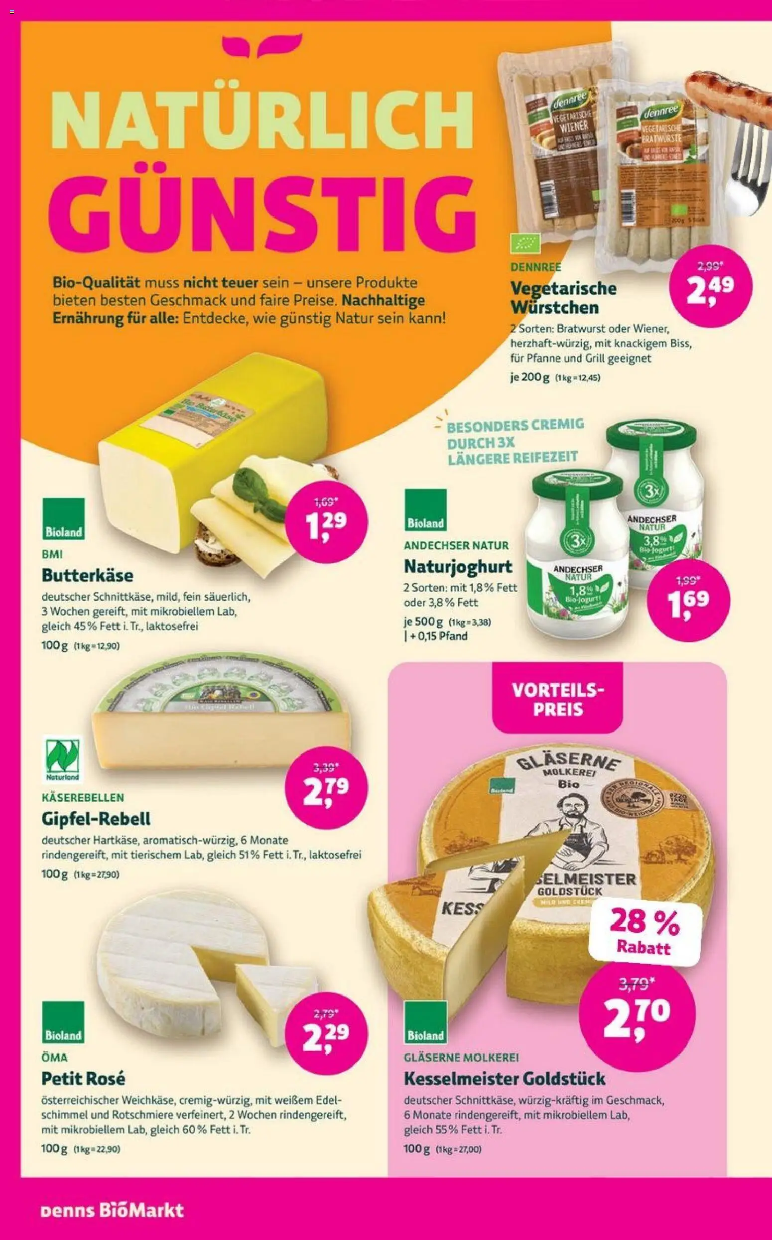 Denns BioMarkt Angebote – gültig ab 14.01.2026 | Seite: 8 | Produkte: Grill, Bratwurst