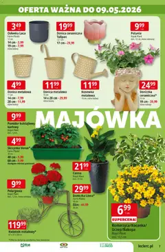 Pogląd oferty "E.Leclerc gazetka" - ważna od 21.04.2026 | Strona: 7 | Produkty: Doniczka