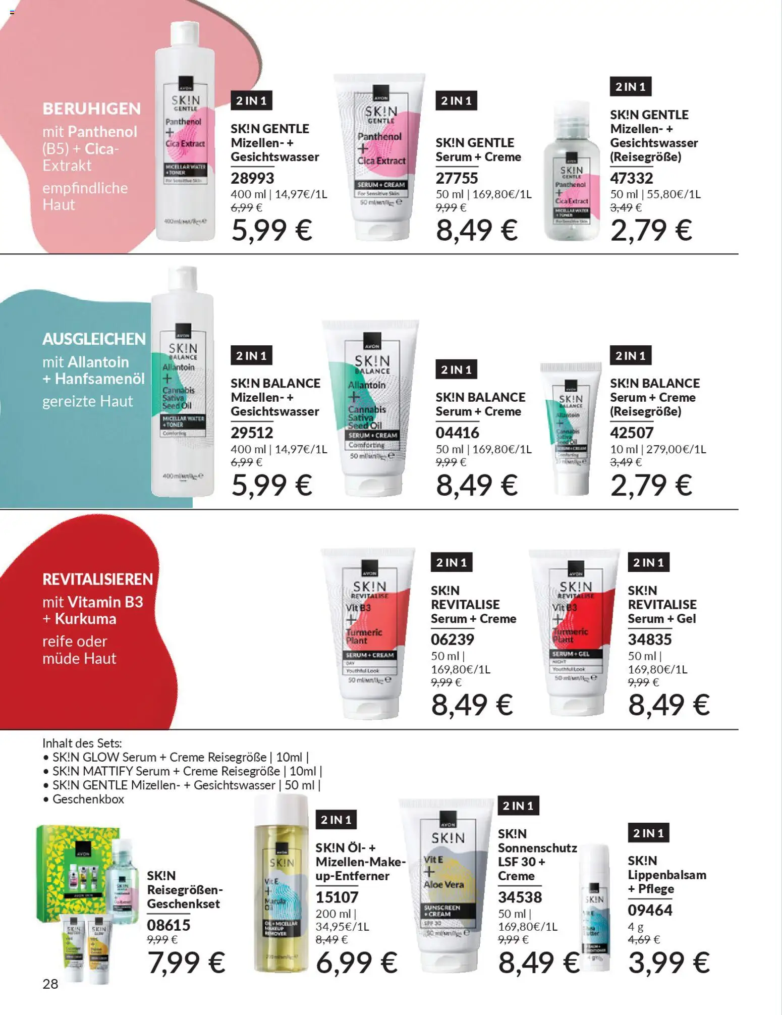 AVON Katalog Januar 2026 – gültig ab 01.01.2026 | Seite: 30 | Produkte: Toner, Creme, Serum, Lippenbalsam
