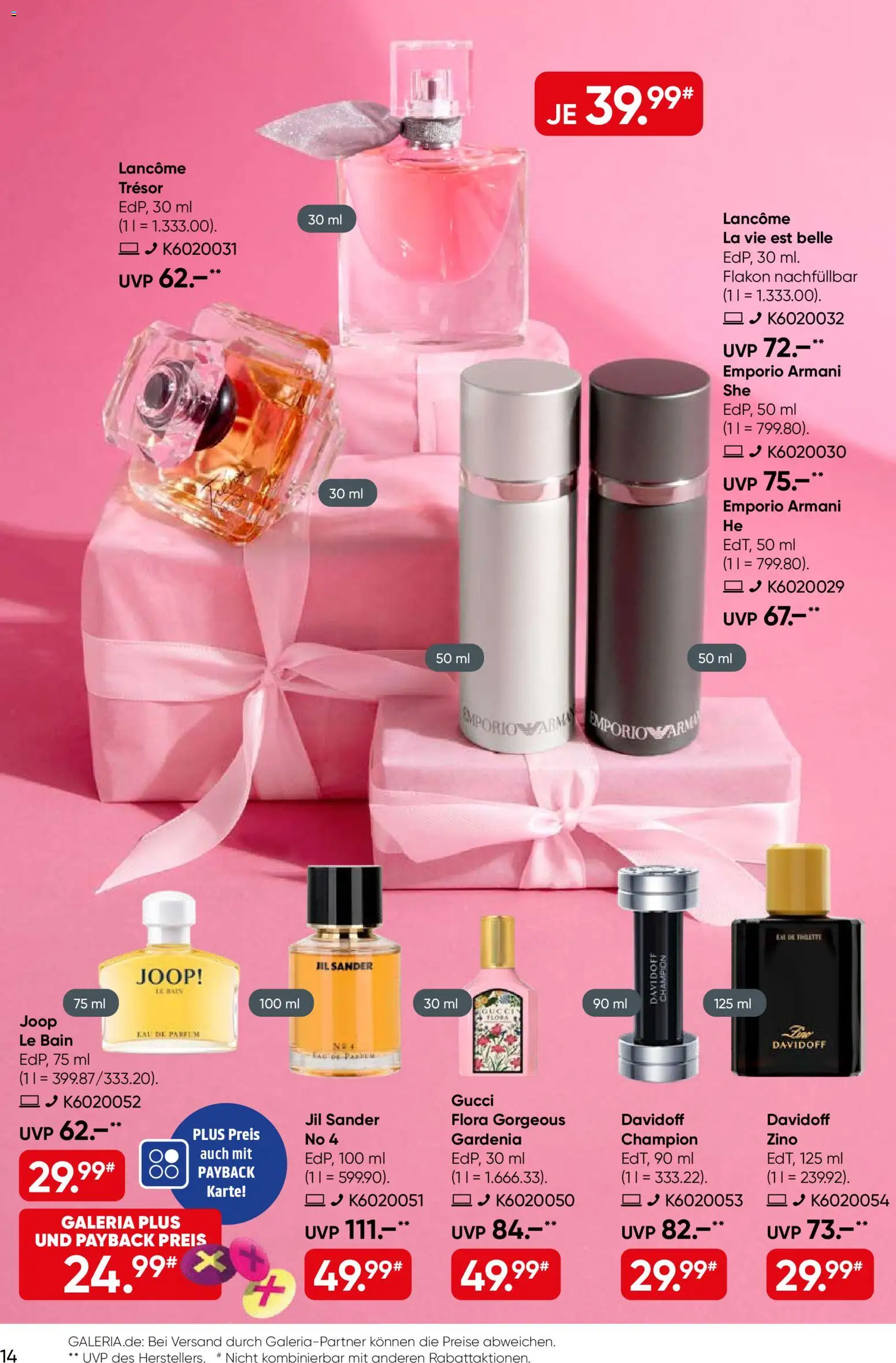 Galeria Karstadt Kaufhof Prospekt 	 – gültig ab 11.02.2026 | Seite: 14