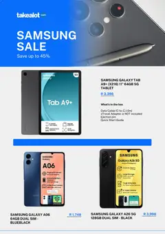 Takealot specials catalogue – valid from 29.11.2025 | Page: 7 | Products: Data, Tablet, Battery, Water