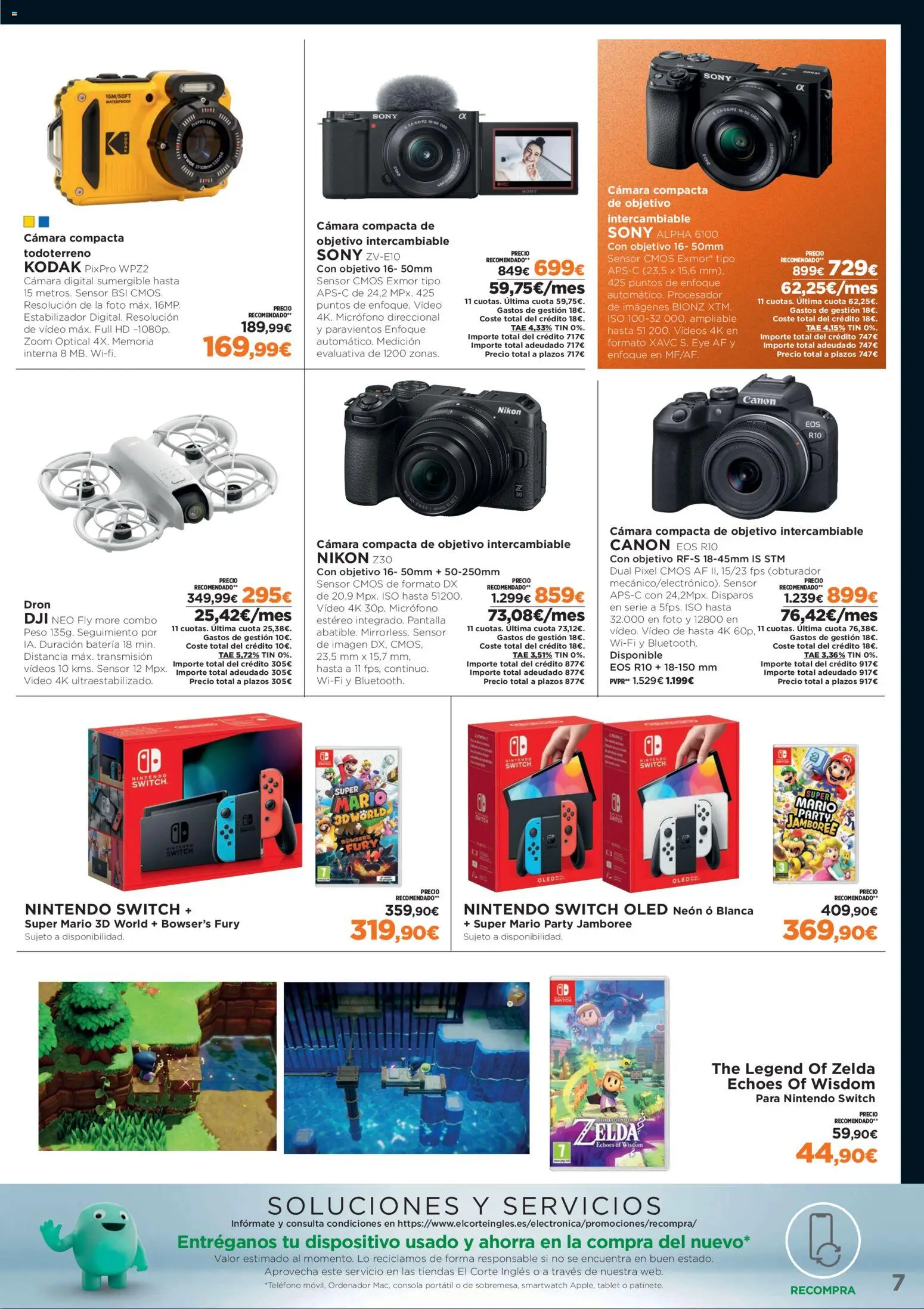 El Corte Inglés Black Friday │ válido desde el 10.11.2025 | Página: 7 | Productos: Tablet, Ordenador, Micrófono, Peso