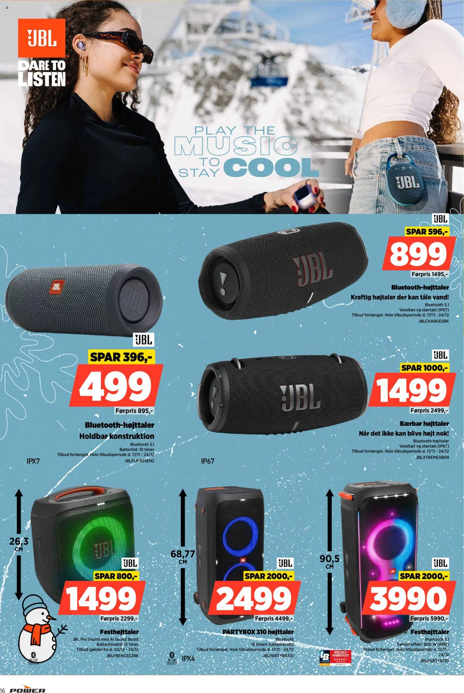 Power tilbudsavis – gyldig fra 02.12.2025 | Side: 16 | Produkter: Højttaler