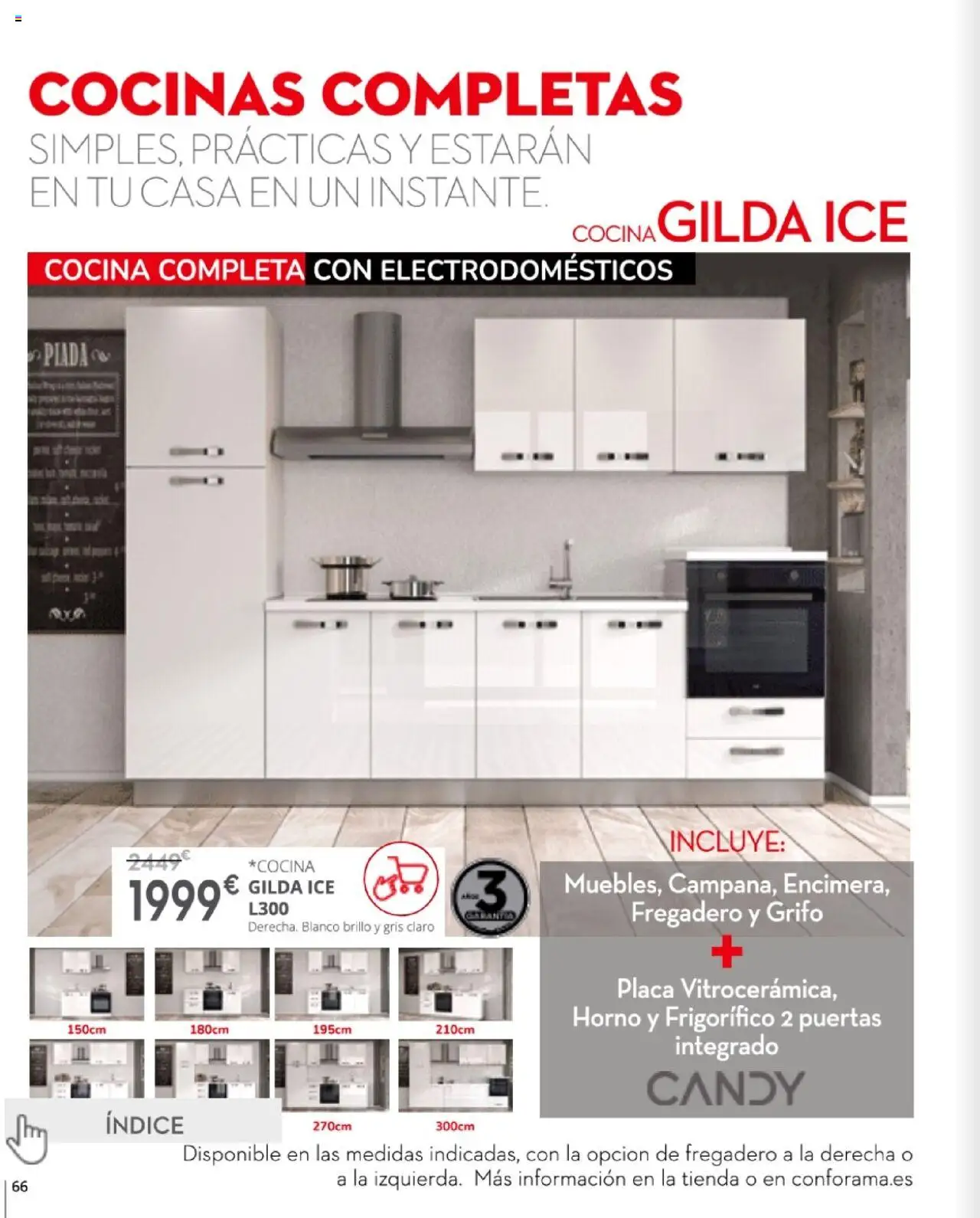 Conforama - Folleto │ válido desde el 27.03.2025 | Página: 66 | Productos: Fregadero, Horno, Cocina