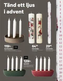 City Gross - Black Friday - Förhandsvisning av reklamblad från butik City Gross aktuell från 24.11.2025 | Sida: 15 | Produkter: Ljus