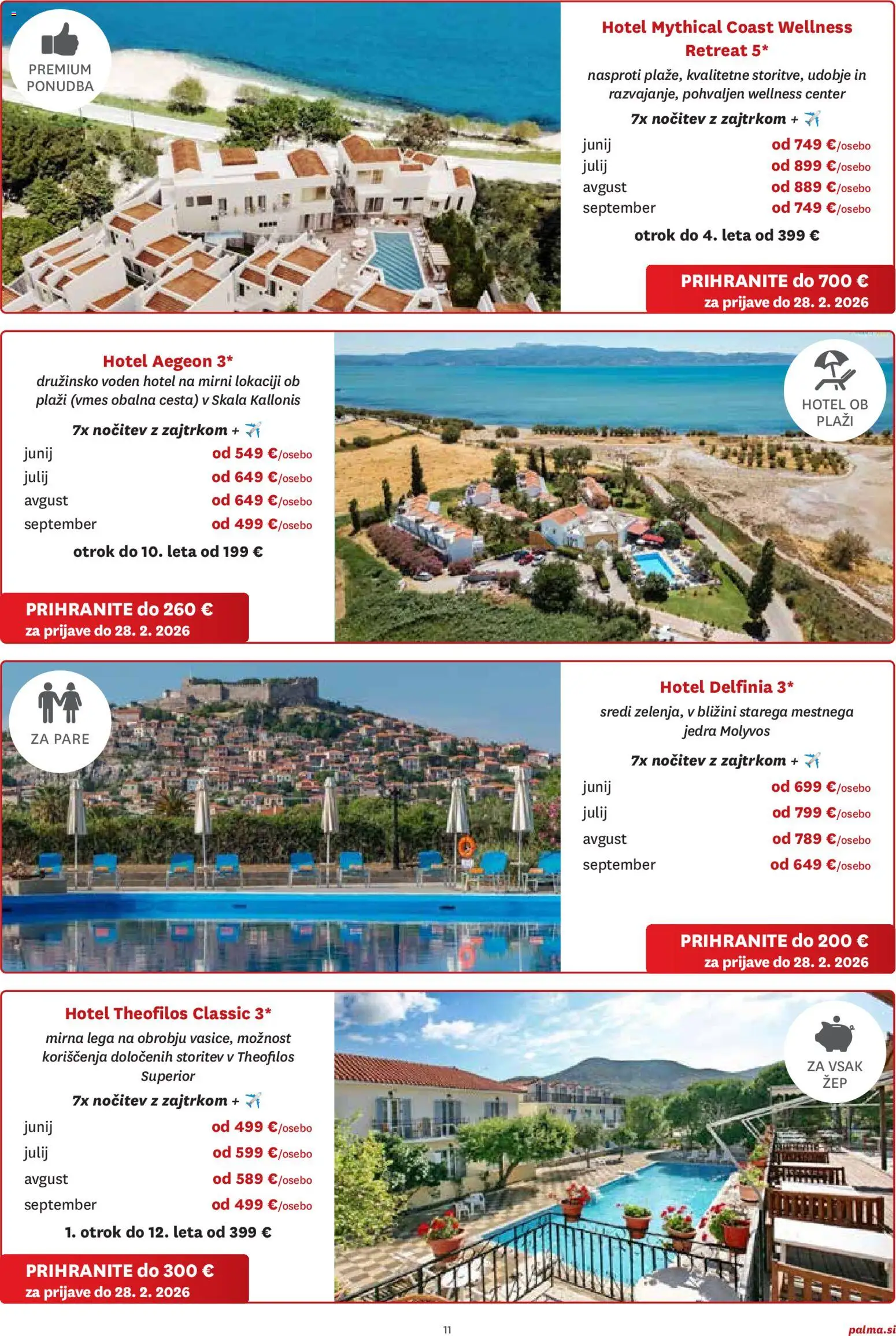 Novi Palma katalog ponudbe – veljaven od 01.01.2026 | Stran: 11