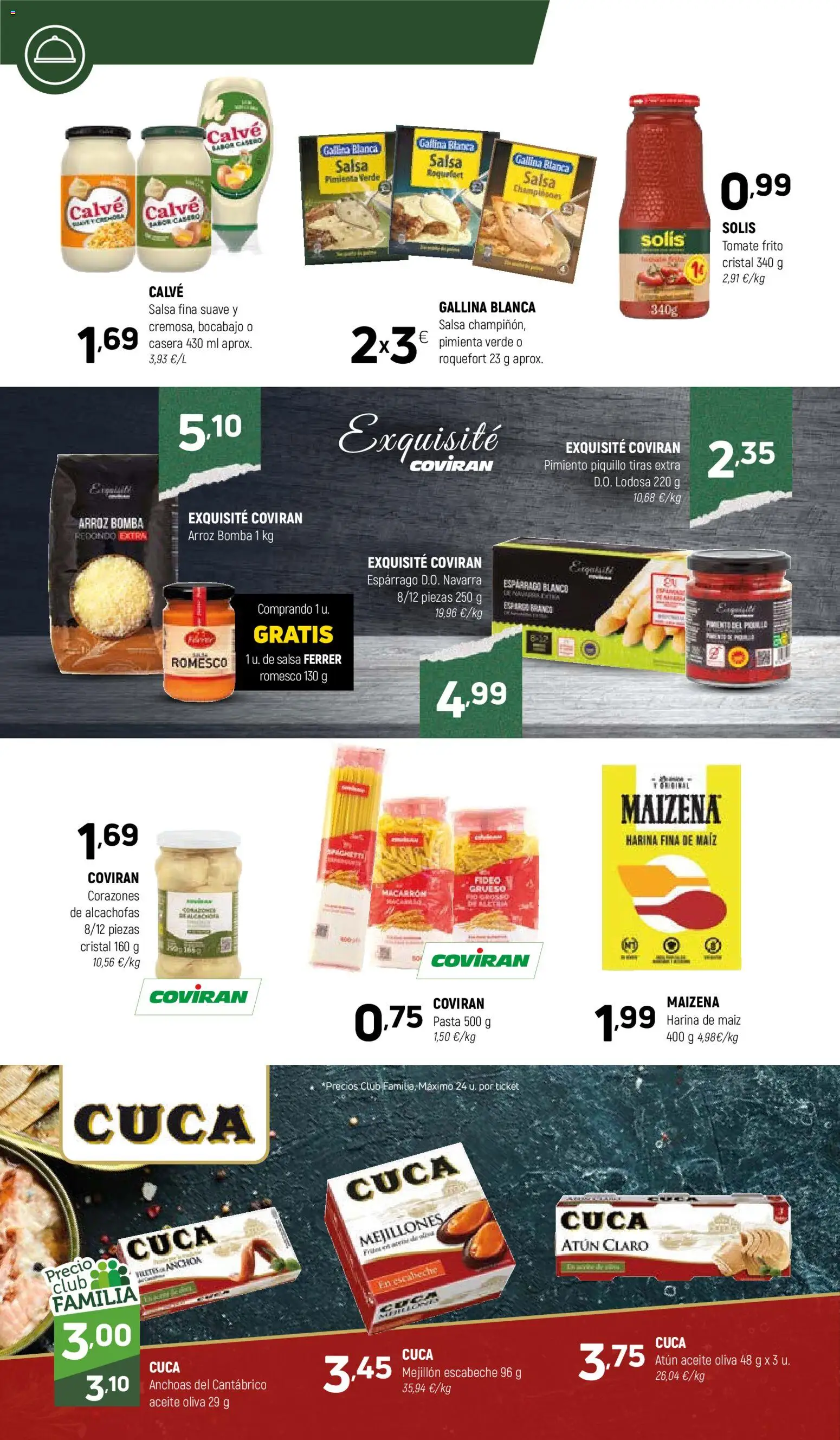 Coviran ofertas │ válido desde el 16.12.2025 | Página: 12 | Productos: Aceite, Arroz, Pasta, Κάδος απορρυμάτων