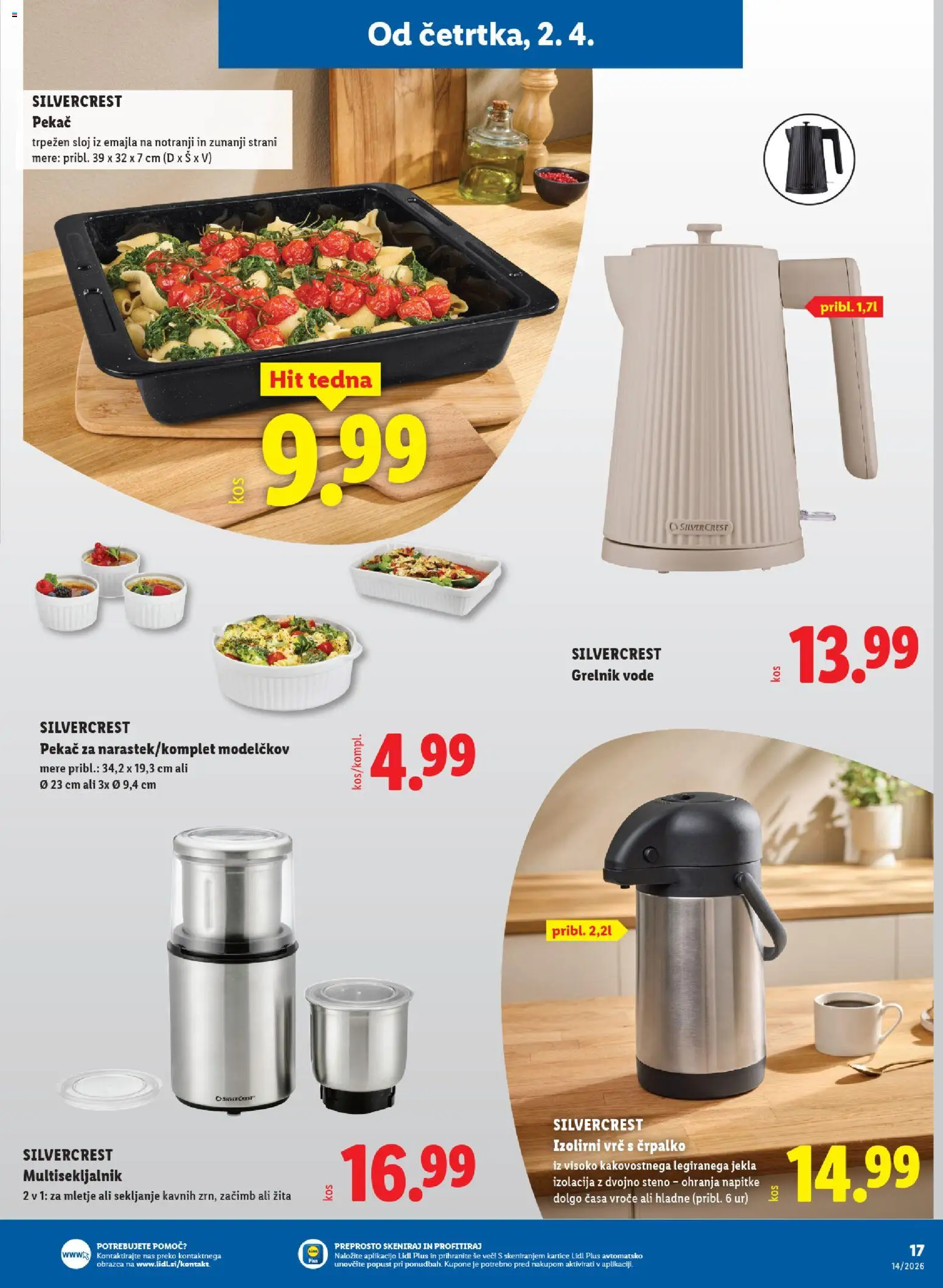Novi Lidl katalog ponudbe – veljaven od 02.04.2026 | Stran: 31 | Izdelki: Grelnik vode