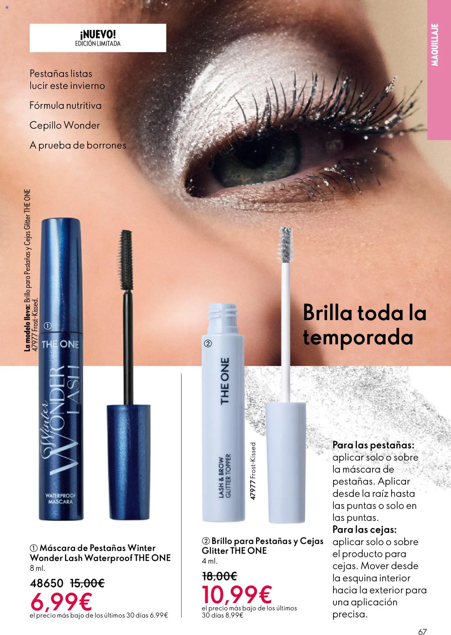 Oriflame - Catálogo Campaña 17 │ válido desde el 10.12.2025 | Página: 67 | Productos: Maquillaje, Cepillo, Máscara, Máscara de pestañas