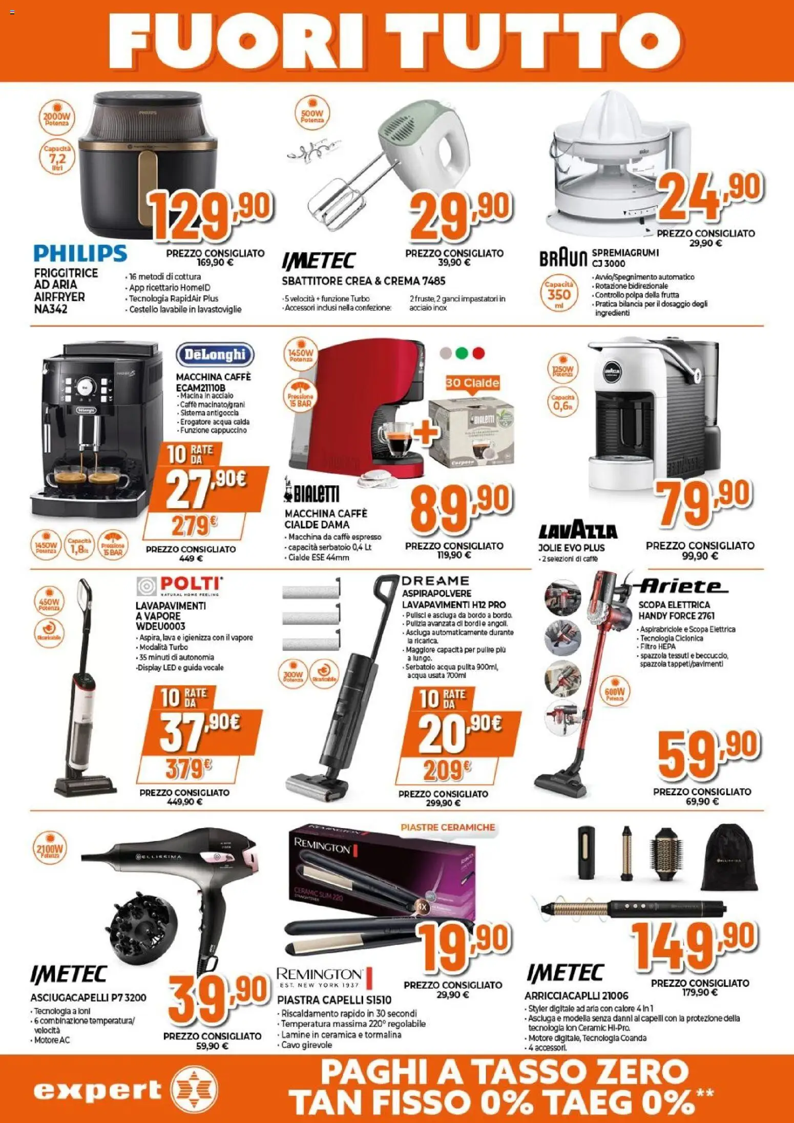 Volantino Expert del 15.01.2026 | Pagina: 27 | Prodotti: Spazzola, Crema, Sbattitore, Spremiagrumi