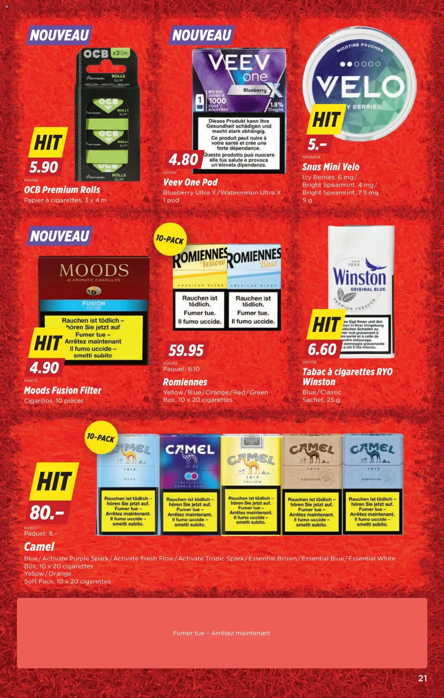 Denner aktionen FR – gültig ab 19.03.2026 | Seite: 21