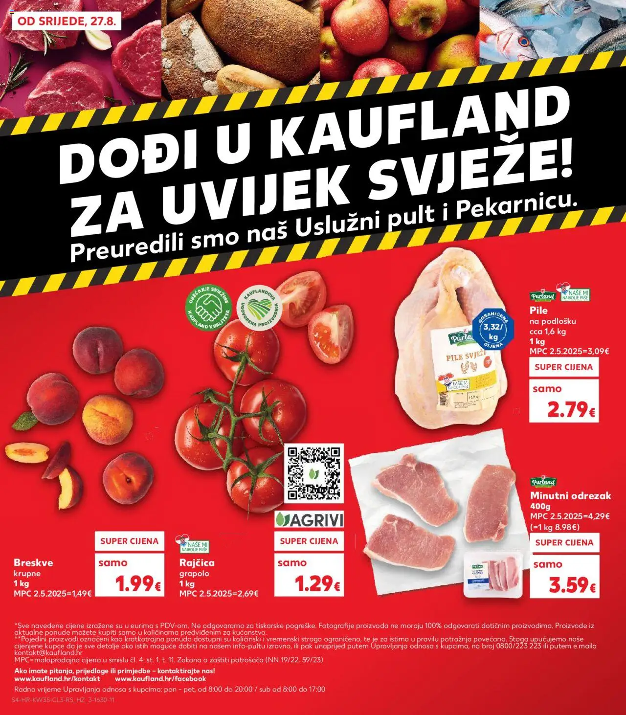 Kaufland katalog | vrijedi od 27.08.2025 | Stranica: 4 | Proizvodi: Rajčica