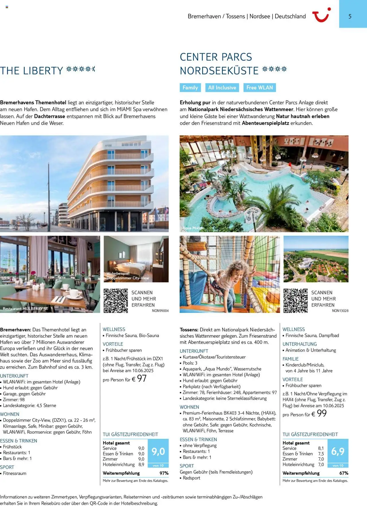 TUI Prospekt 	 – gültig ab 01.11.2024 | Seite: 5 | Produkte: Babybett, Föhn