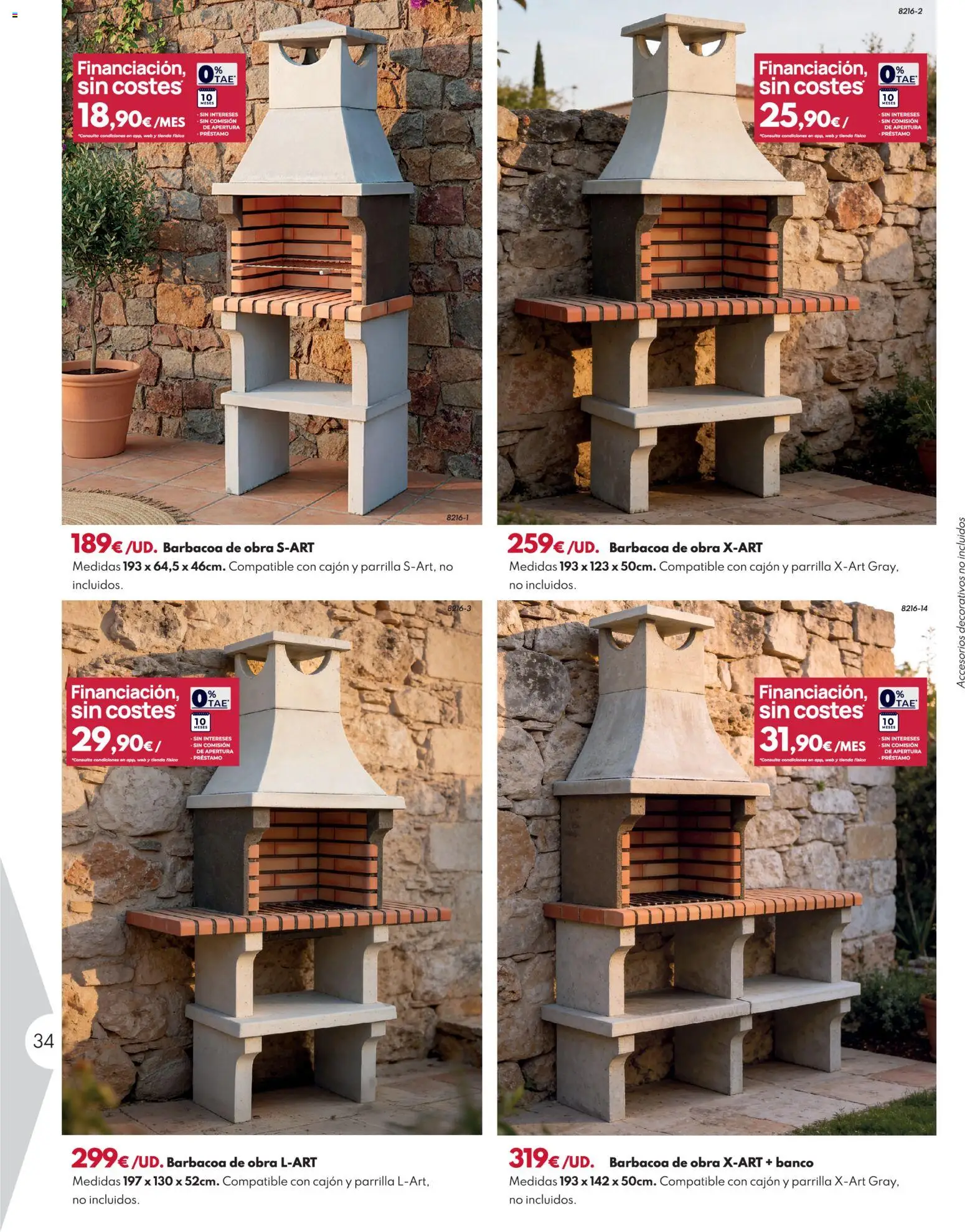 BricoCentro folleto │ válido desde el 23.03.2026 | Página: 34 | Productos: Barbacoa, Parrilla