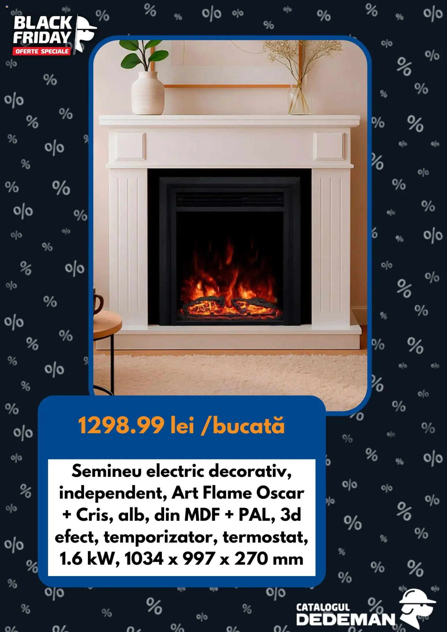 Noul catalog Dedeman – valabil de la 07.11.2025 | Pagină: 8 | Produse: Șemineu