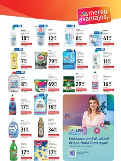 Ofertele DM drogeriemarkt valabile de la 19.02.2026 | Pagină: 3 | Produse: Mașină De Spălat, Detergent, Șervețele umede, Apă