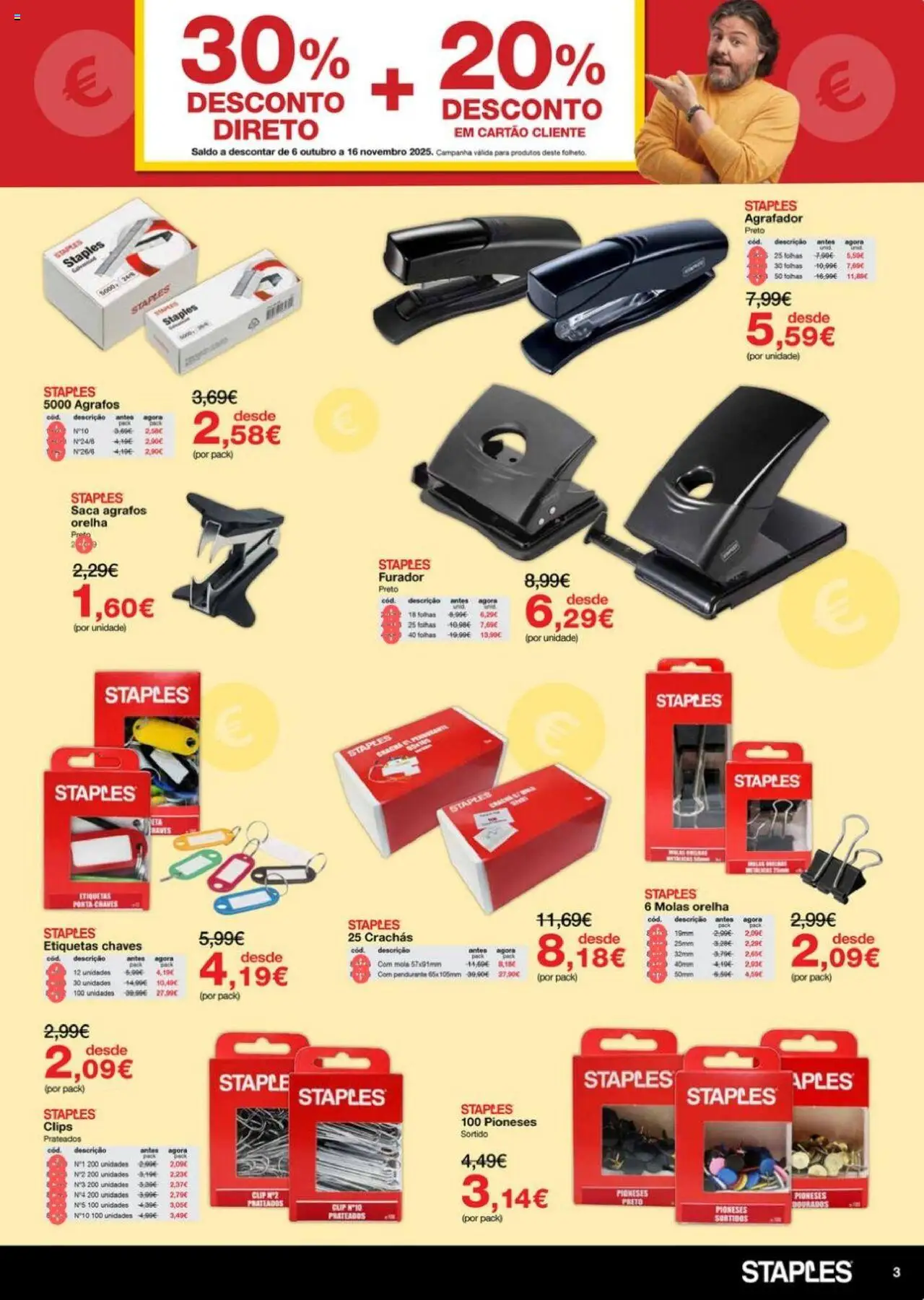 Staples folheto │ válido de 29.09.2025 | Página: 3 | Produtos: Porta