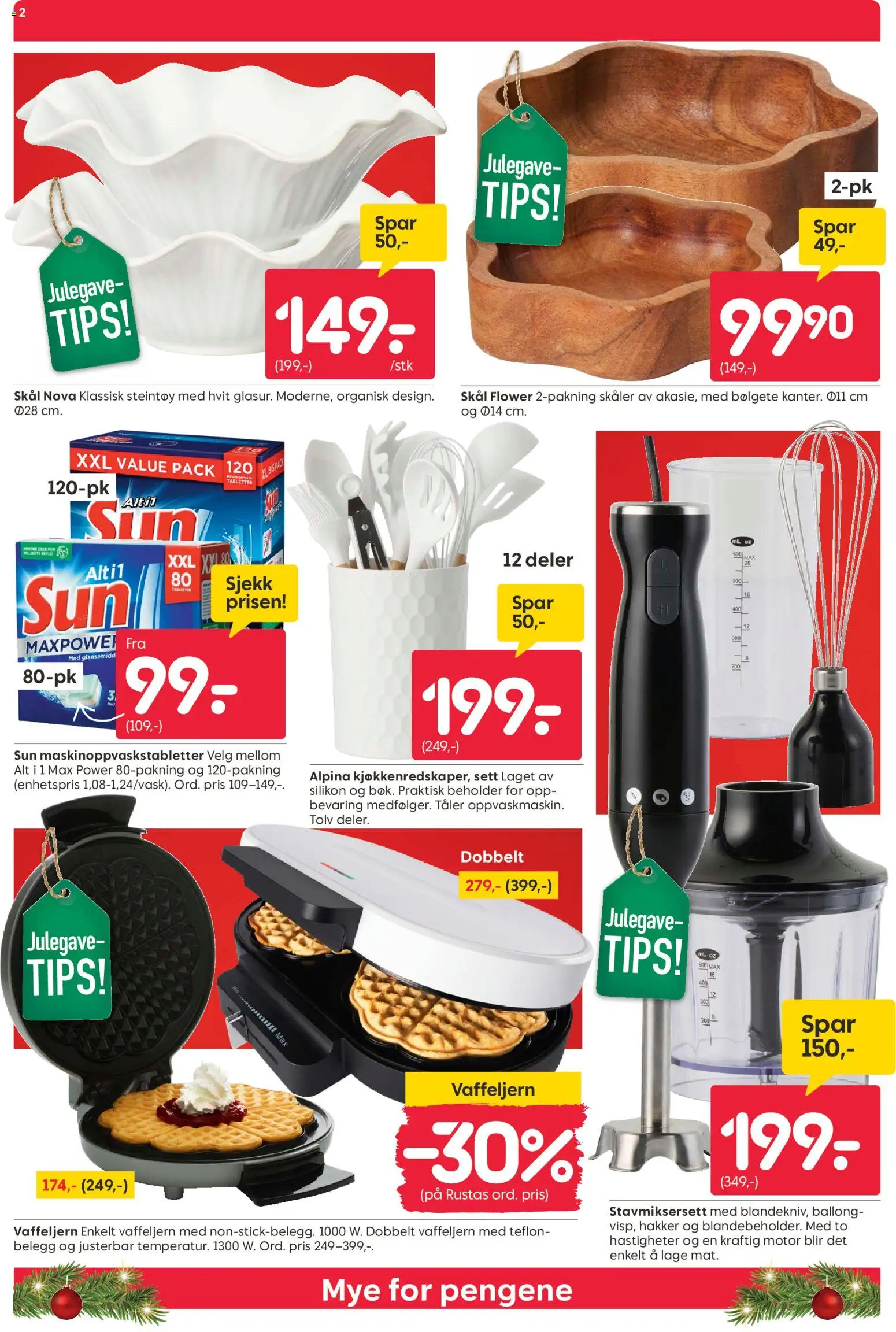 {H1} | Side: 2 | Produkter: Vaffeljern, Суміш дитяча