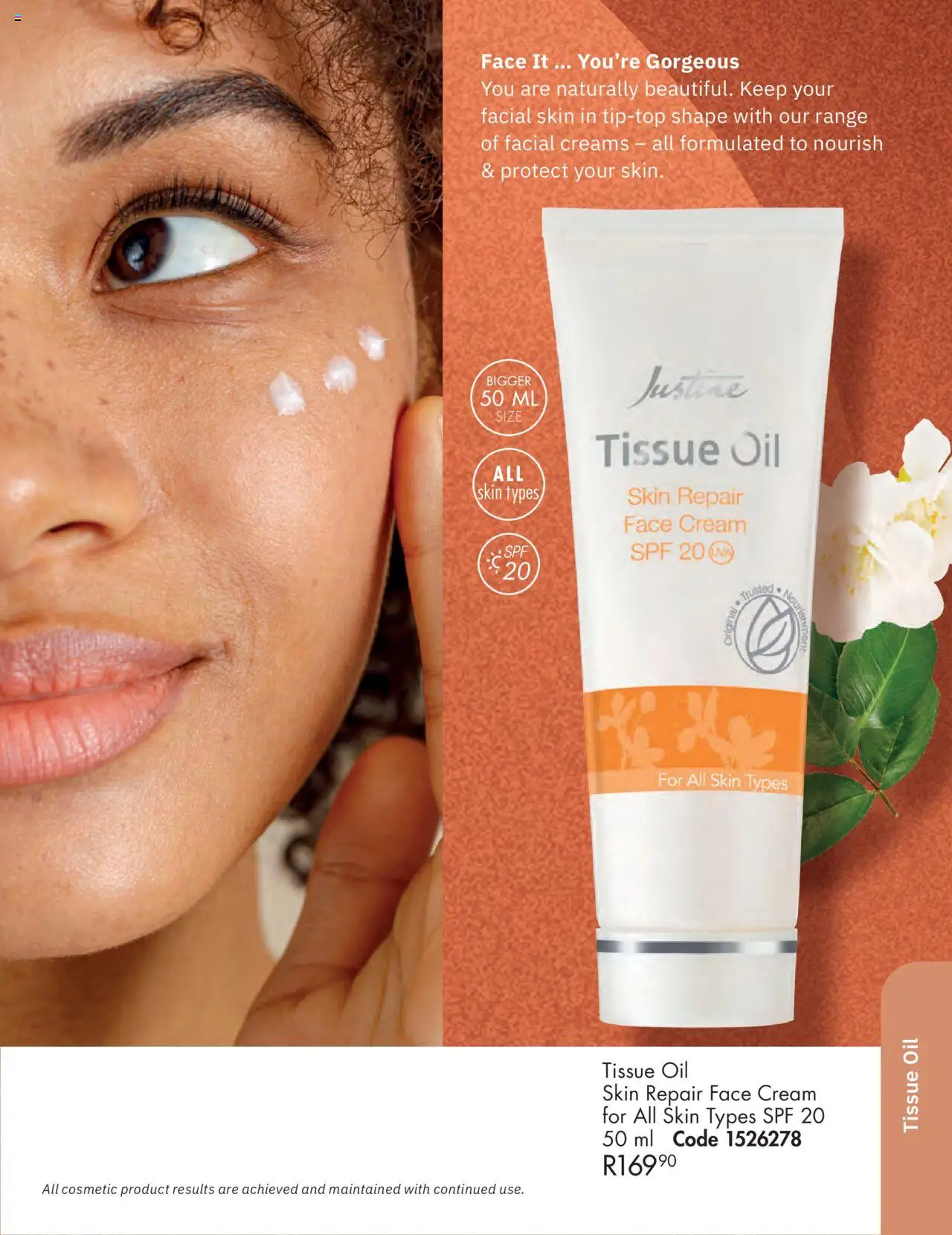 New Justine catalogue – valid from 01.10.2025 | Page: 95 | Products: Tissue oil, Oil, Cream