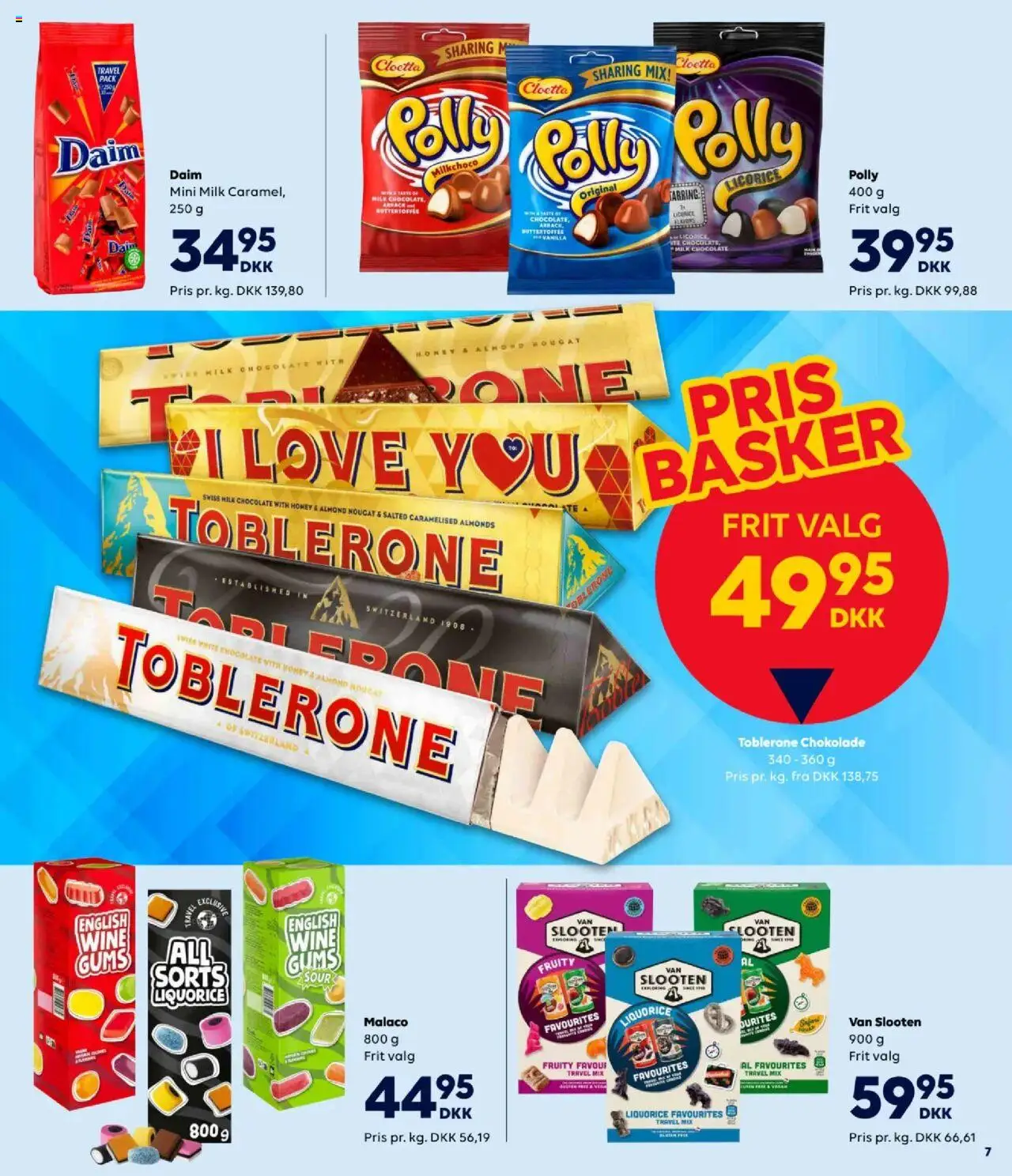 Bordershop Tilbudsavis gyldig fra 13.08.2025 | Side: 7 | Produkter: Chokolade, Nougat