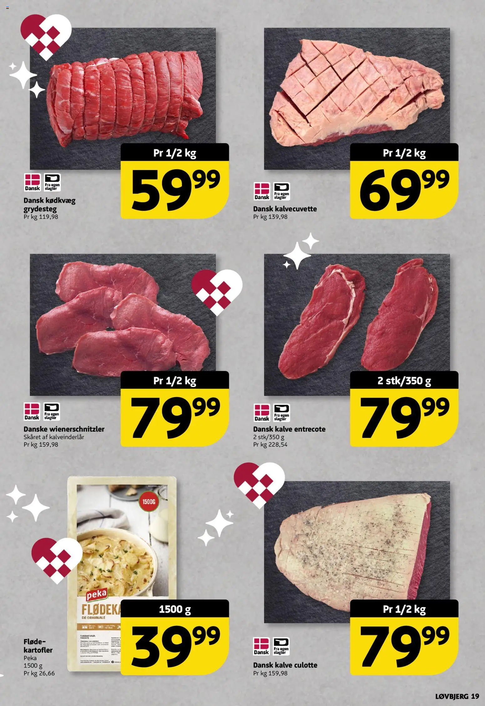 Løvbjerg tilbudsavis – gyldig fra 21.11.2025 | Side: 19 | Produkter: Máscara bucal, Fløde, Kartofler, Entrecote