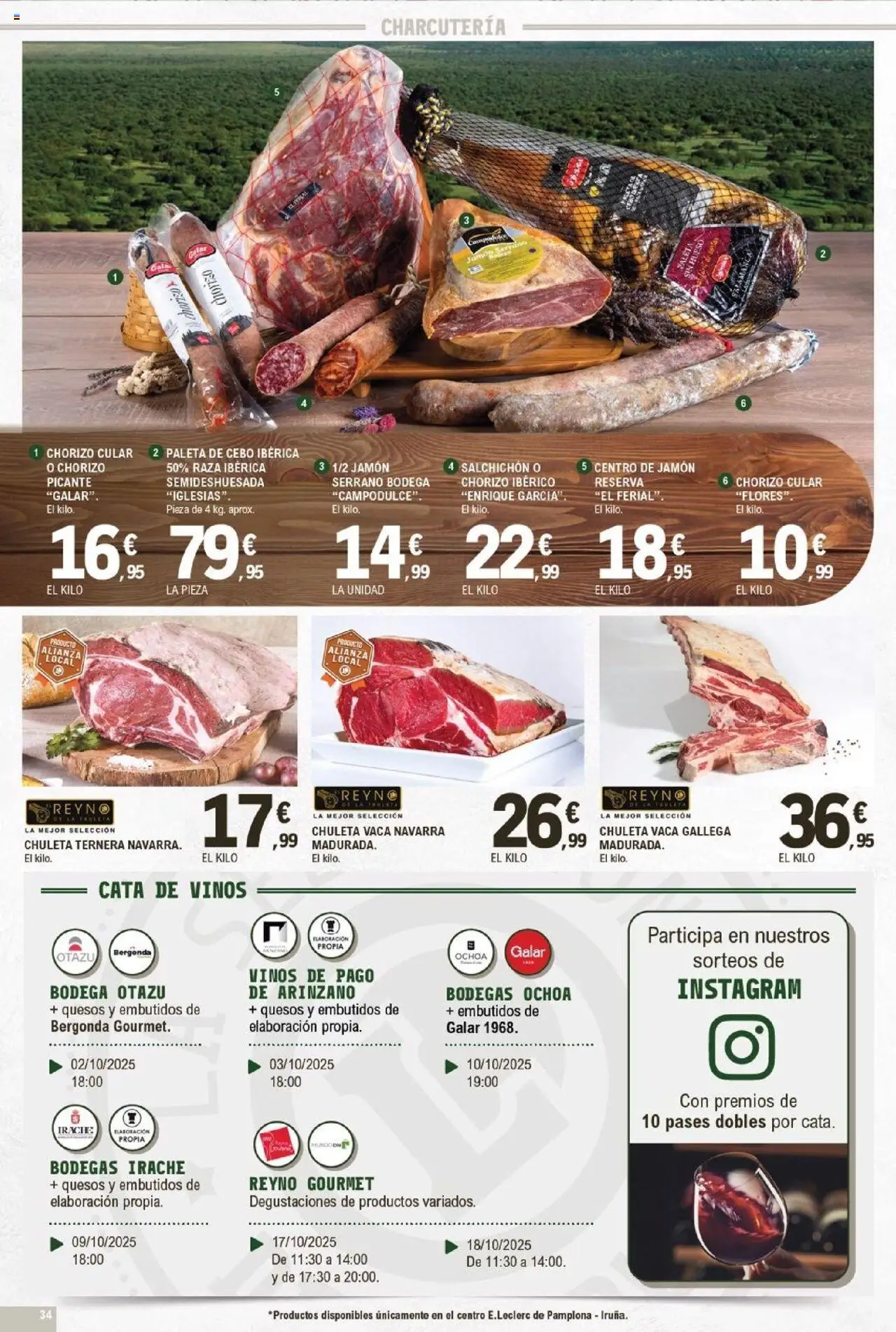 E.Leclerc folleto │ válido desde el 01.10.2025 | Página: 34 | Productos: Jamón, Νυχτικό