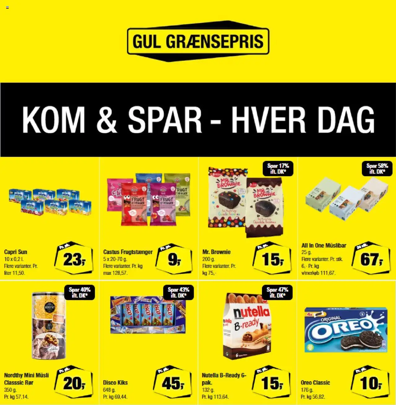 Calle Tilbudsavis gyldig fra 06.08.2025 | Side: 11 | Produkter: Müsli, Nutella, Oreo