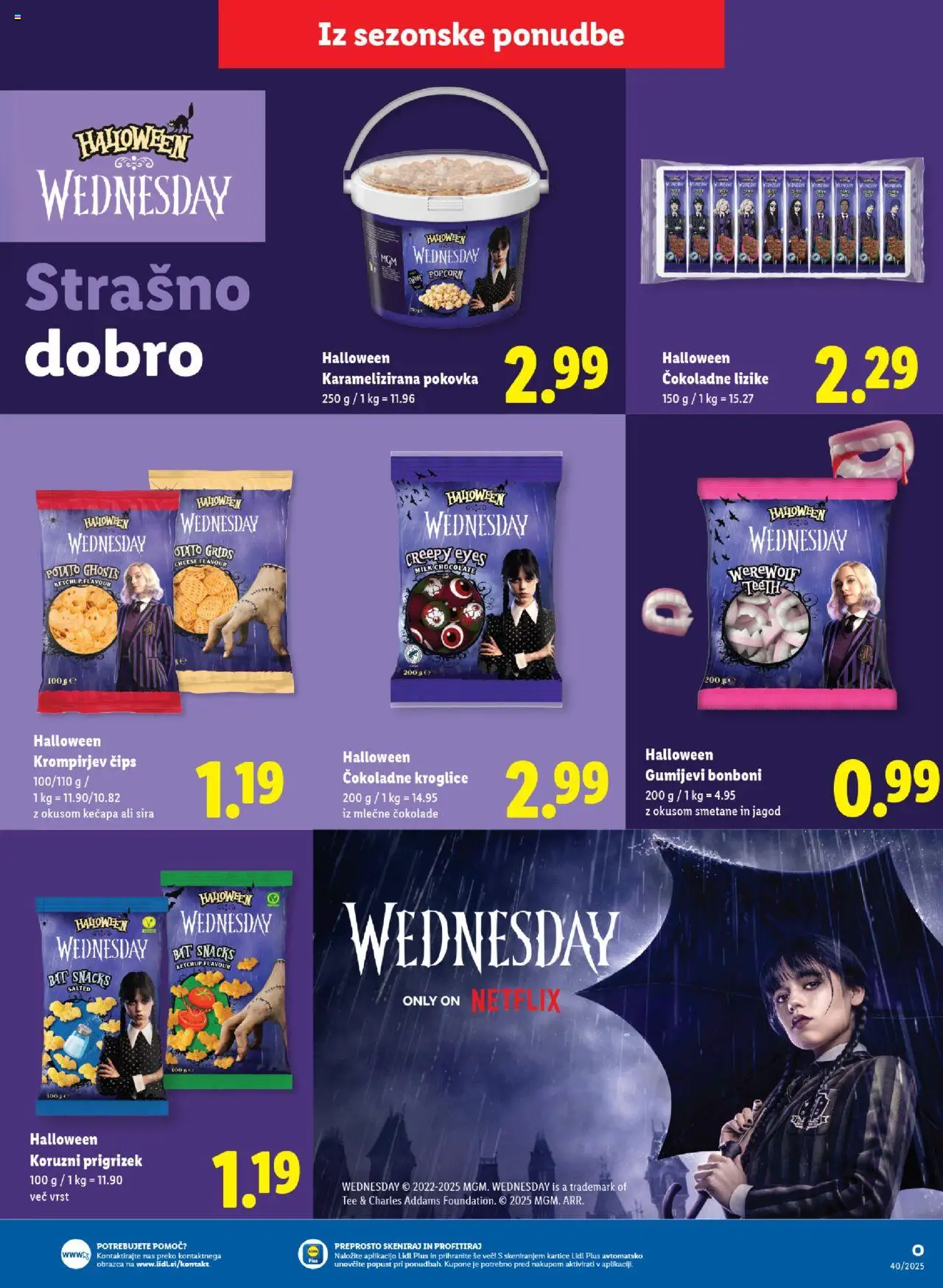 Novi Lidl katalog ponudbe – veljaven od 02.10.2025 | Stran: 41 | Izdelki: Bonboni, Cips