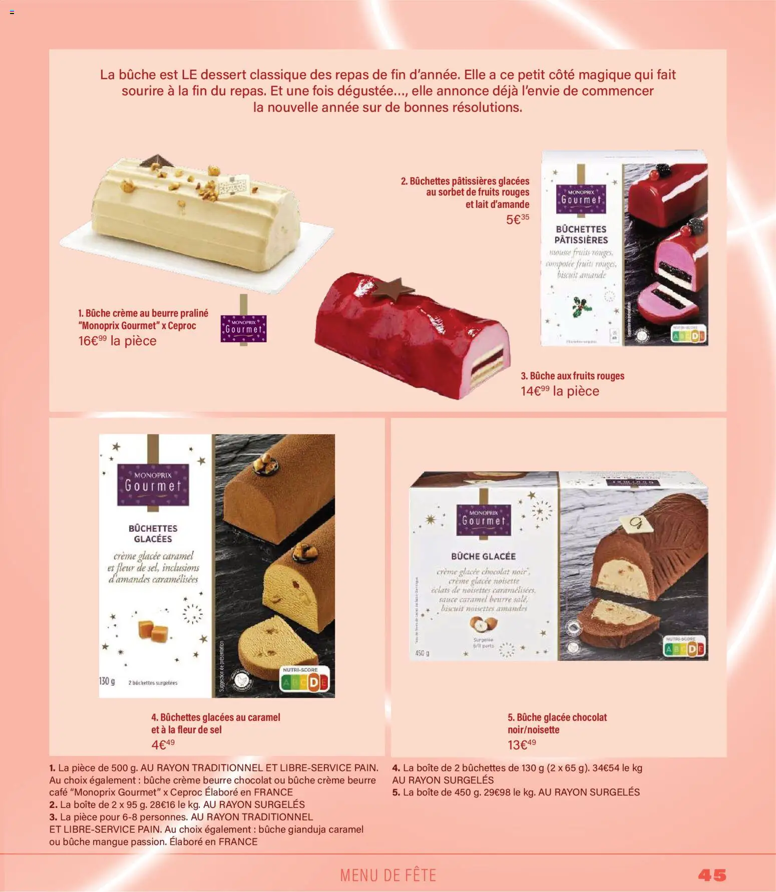 {H1} | Page: 45 | Produits: Noisettes, Lait, Beurre, Chocolat