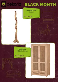 Pogląd oferty "Dekoria Black Friday" - ważna od 18.11.2025 | Strona: 2 | Produkty: Szafa, Wieszak